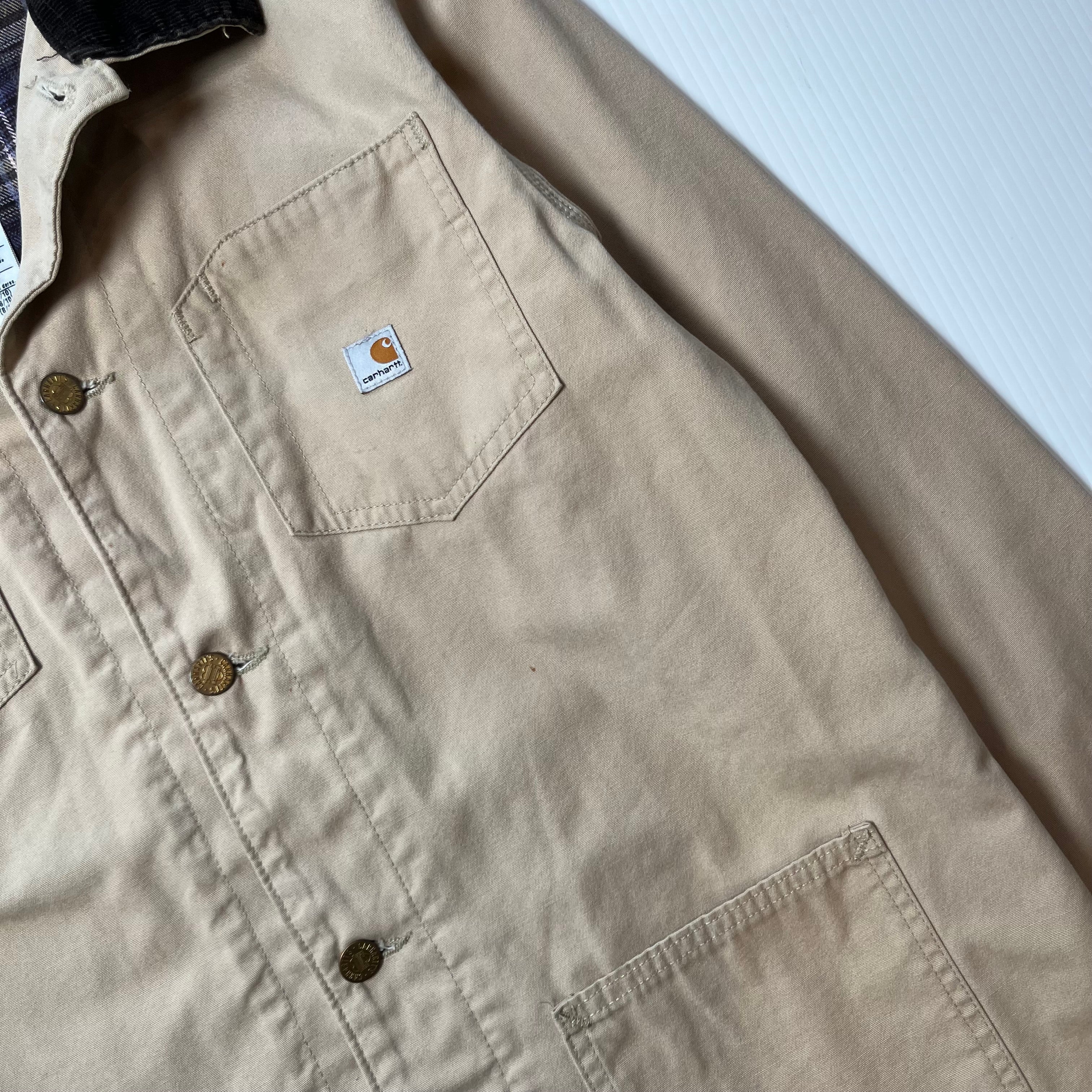 Carhartt Plaid Lined Chore Jacket Women's M