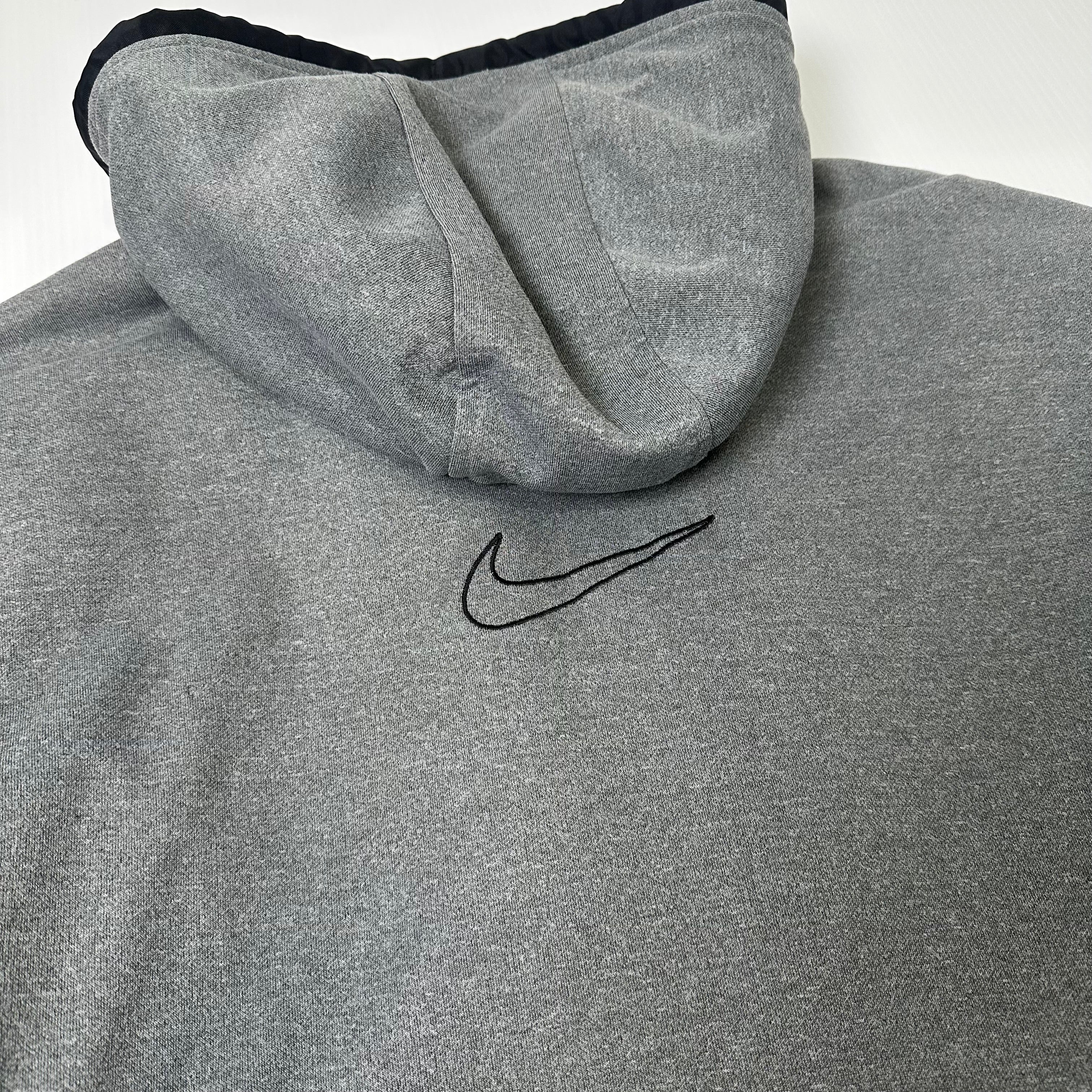 90s Nike Reversible Full Zip Swoosh Jacket L