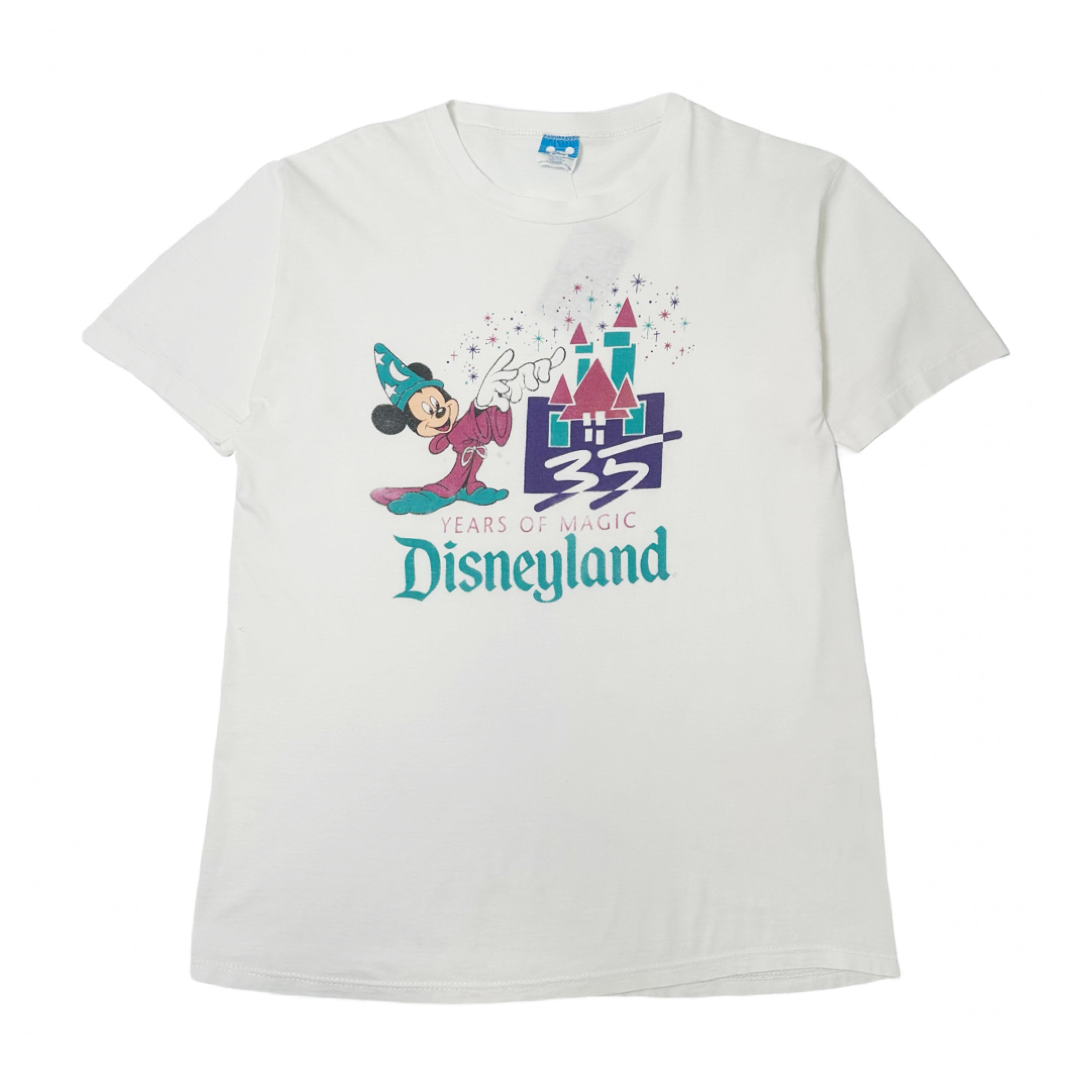 90s Disneyland 35 Years Of Magic Graphic Tee L