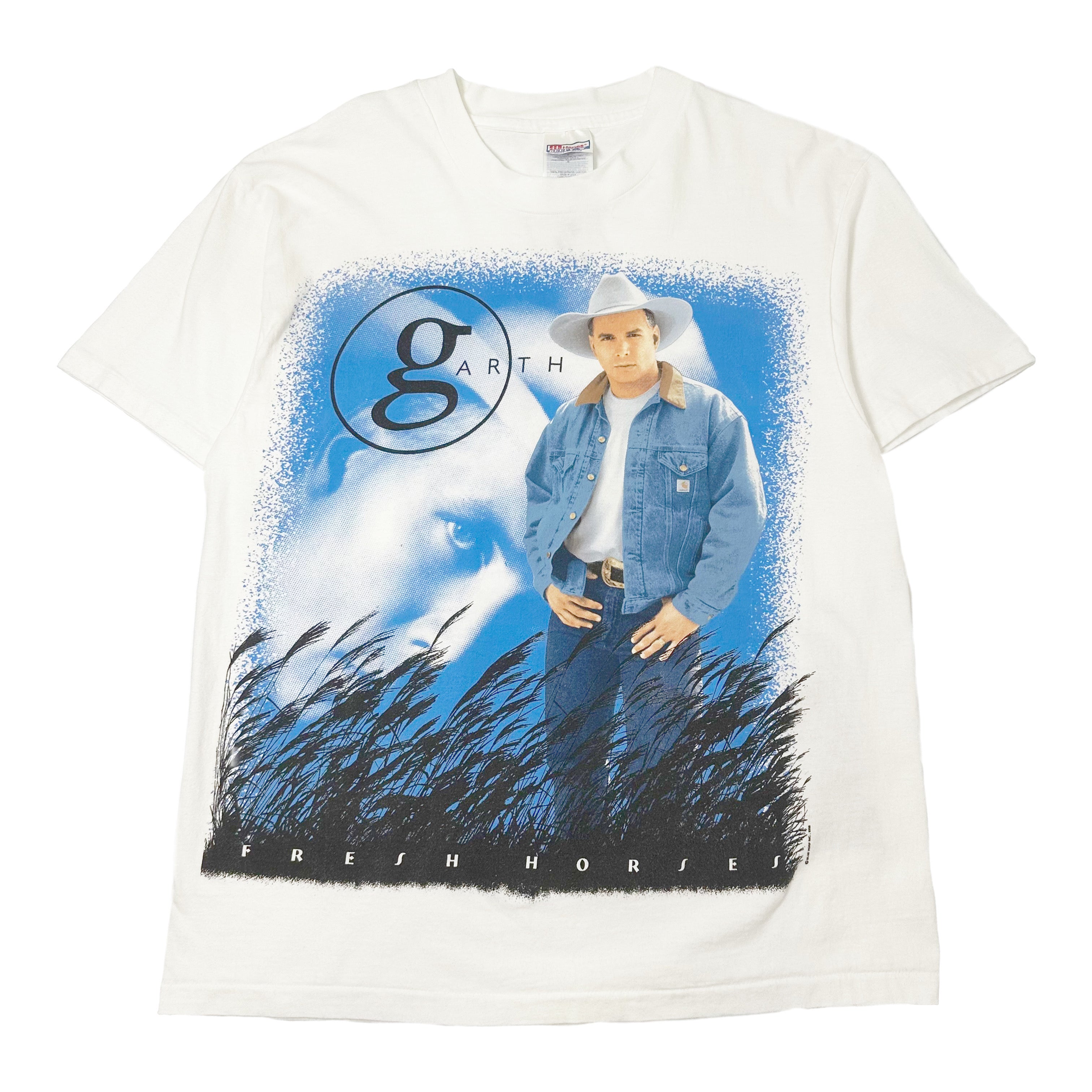 1996 Garth Brooks Fresh Horses World Tour Tee L