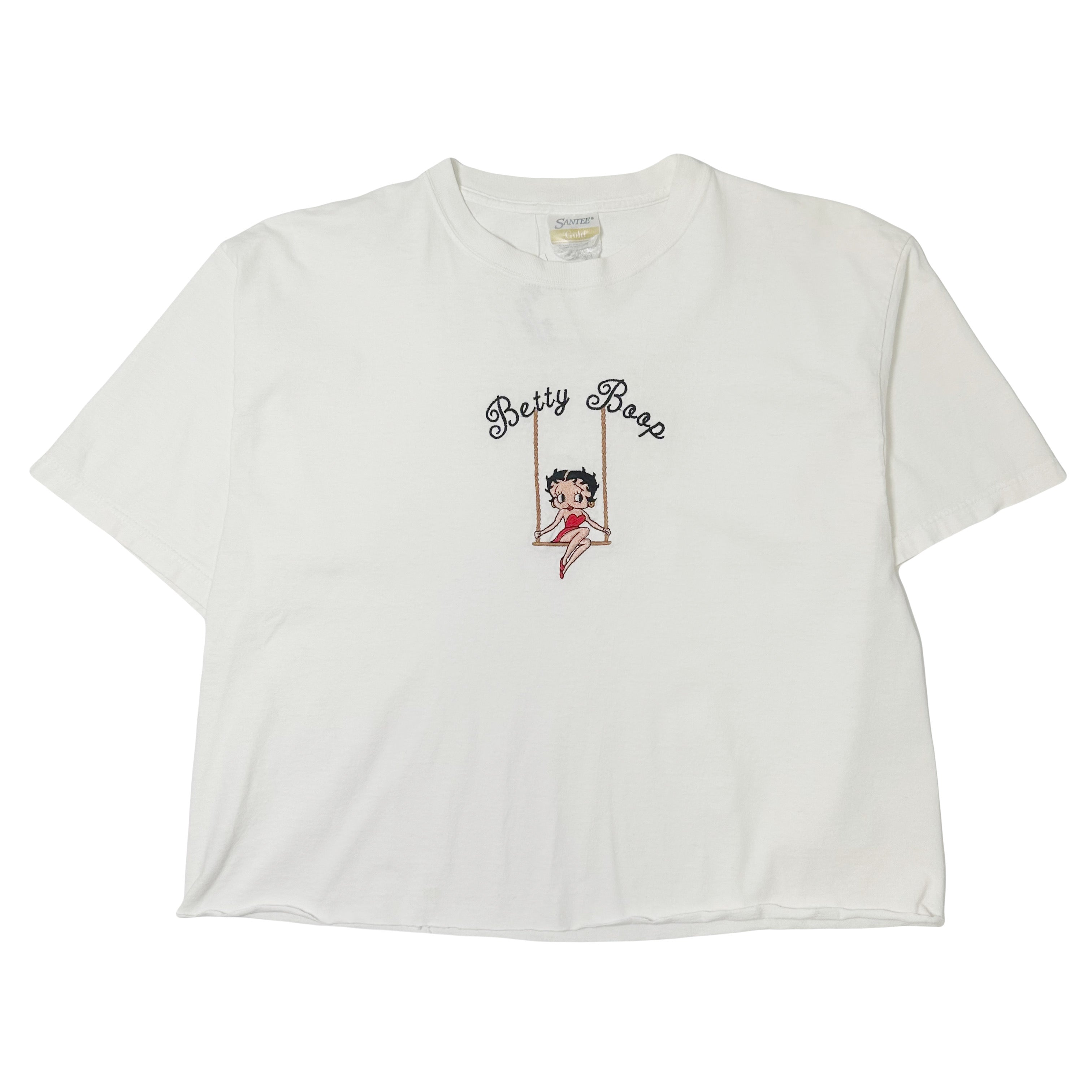 Vintage Betty Boop Cropped Tee L