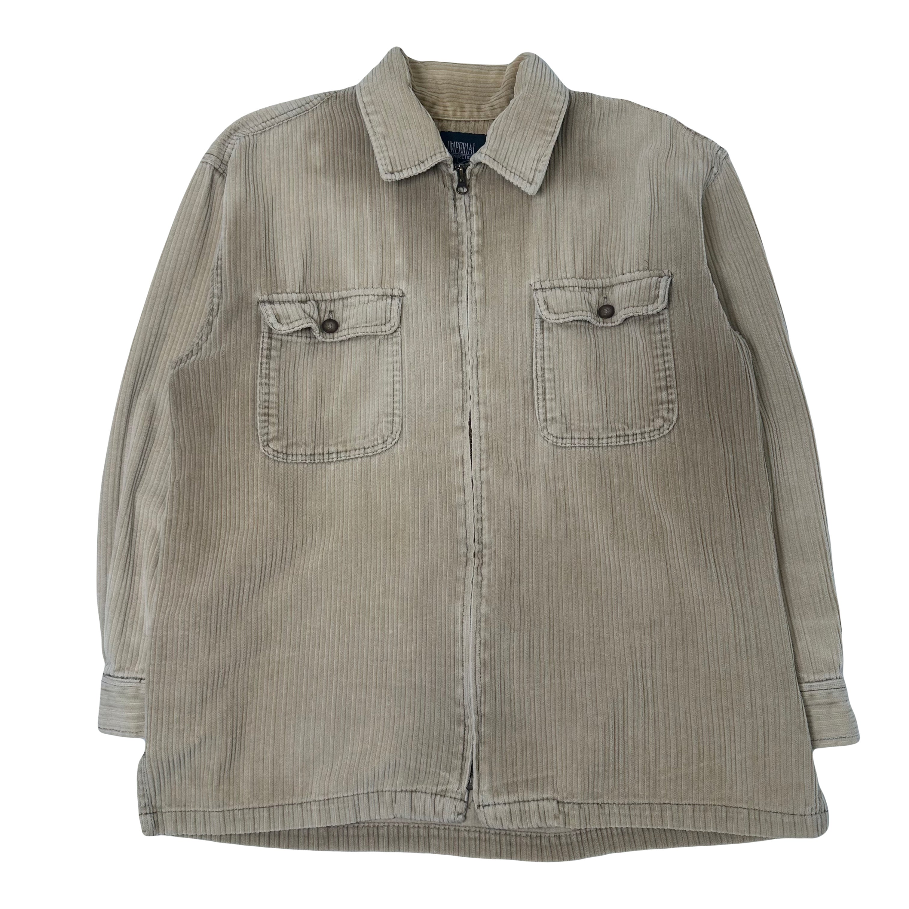 Vintage Imperial Connection Corduroy Full Zip Jacket L