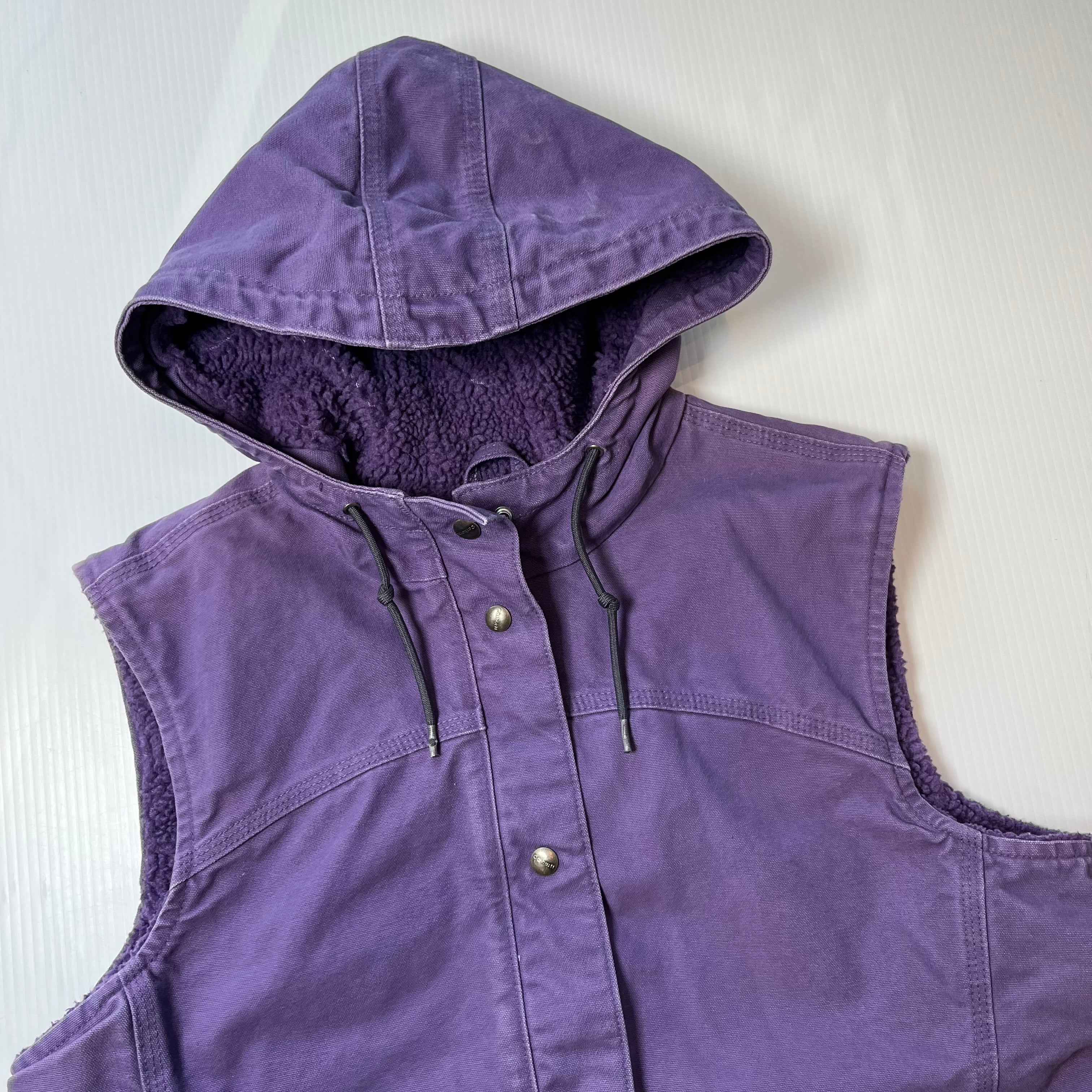 Carhartt Sherpa Lined Hooded Vest Women's XL