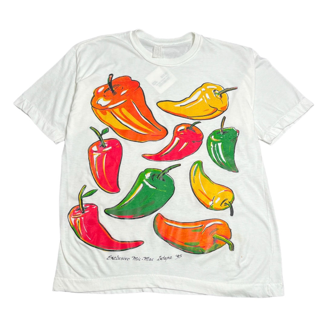 1995 Ixtapa Peppers Graphic Tee L