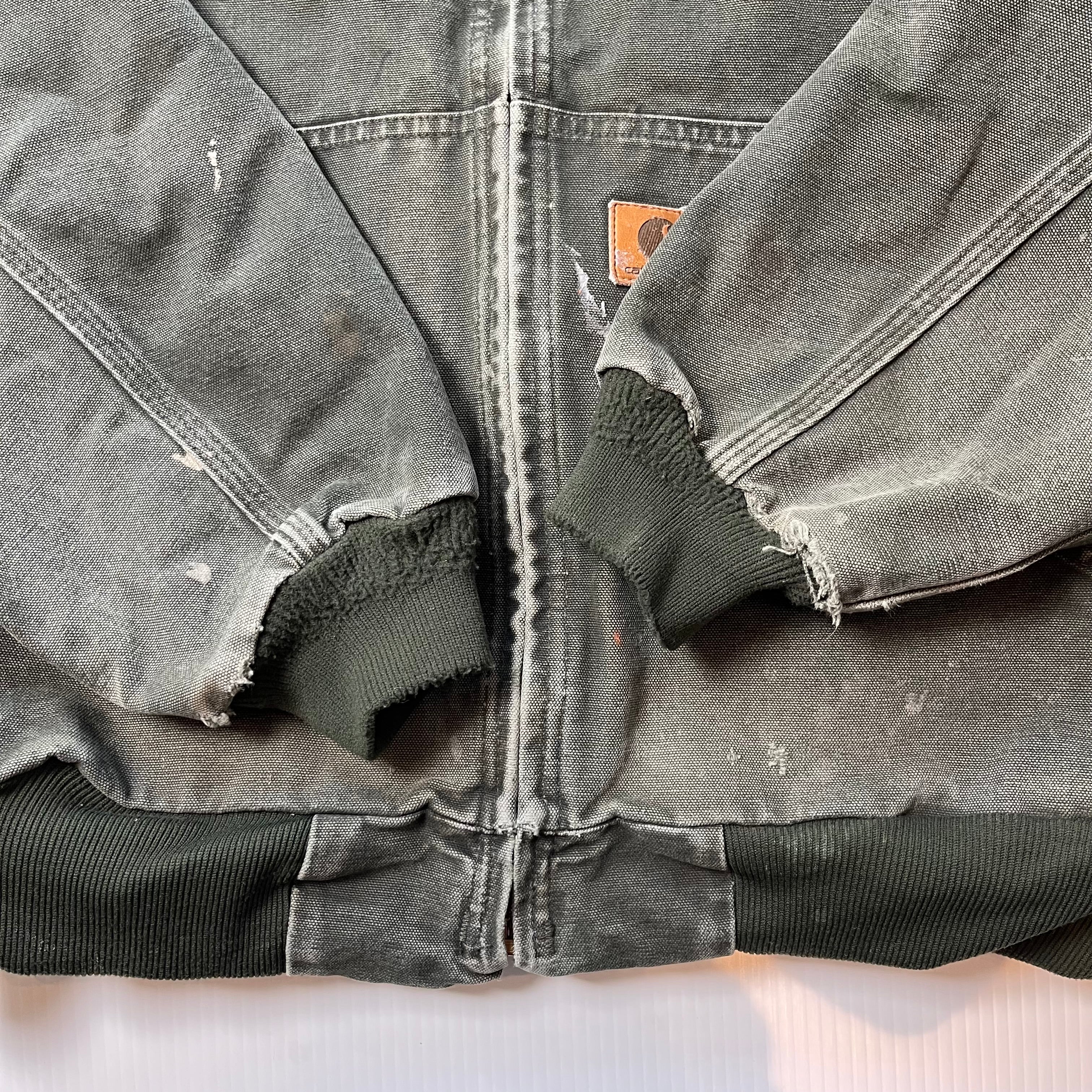 Vintage Carhartt Faded Hooded Zip Jacket XL