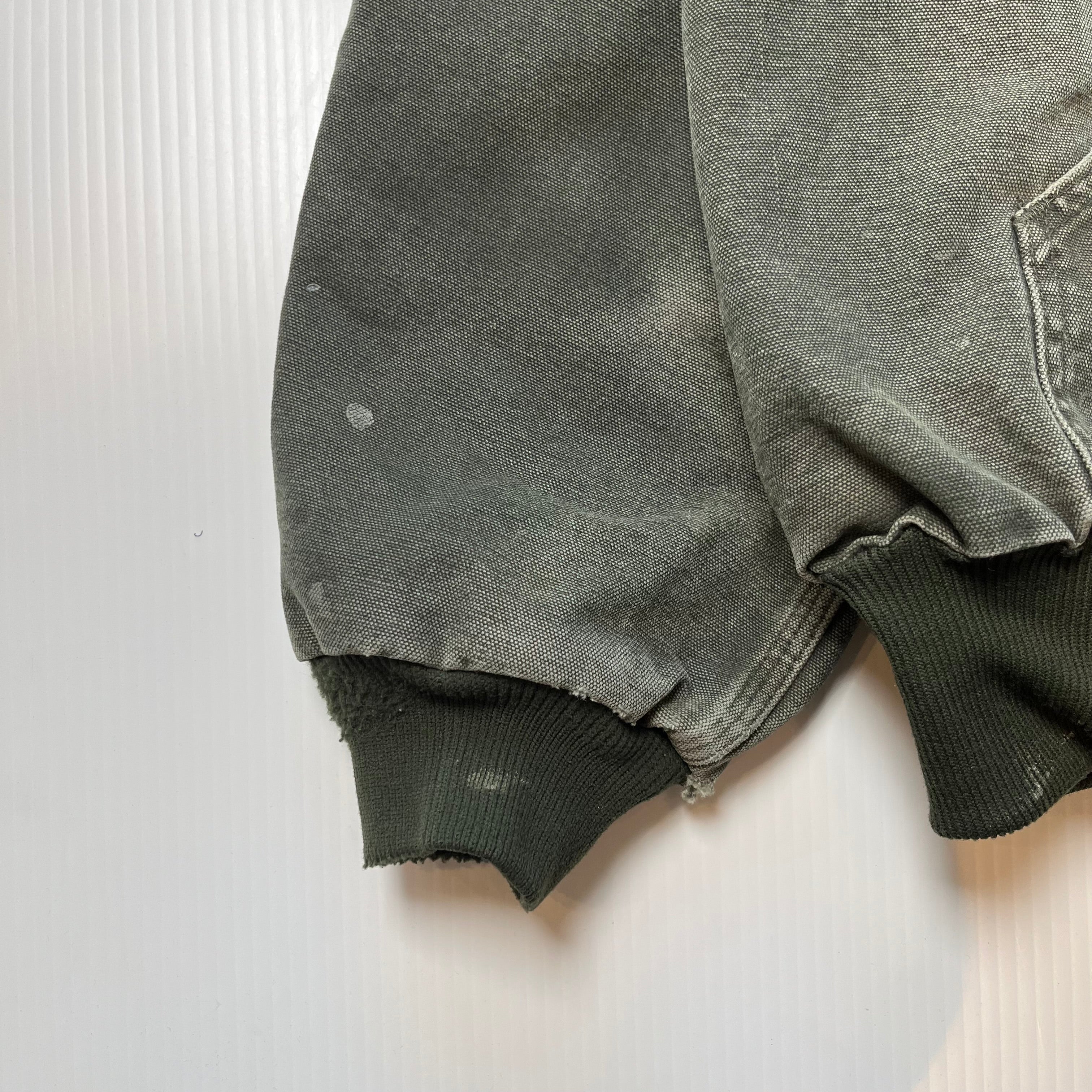 Vintage Carhartt Faded Hooded Zip Jacket XL