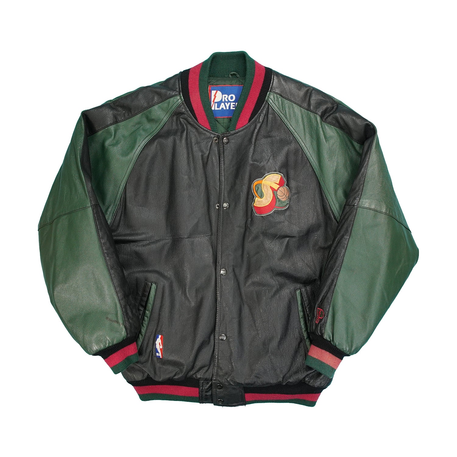 Vintage Seattle Sonics leather Pro Player jacket XL – Gone Again 