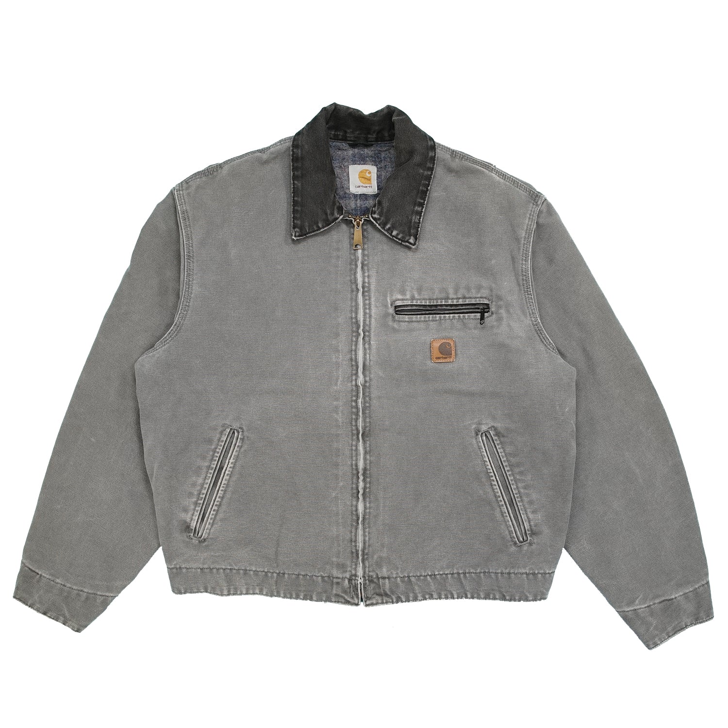 Vintage Carhartt faded grey Detroit jacket M/L – Gone Again Vintage