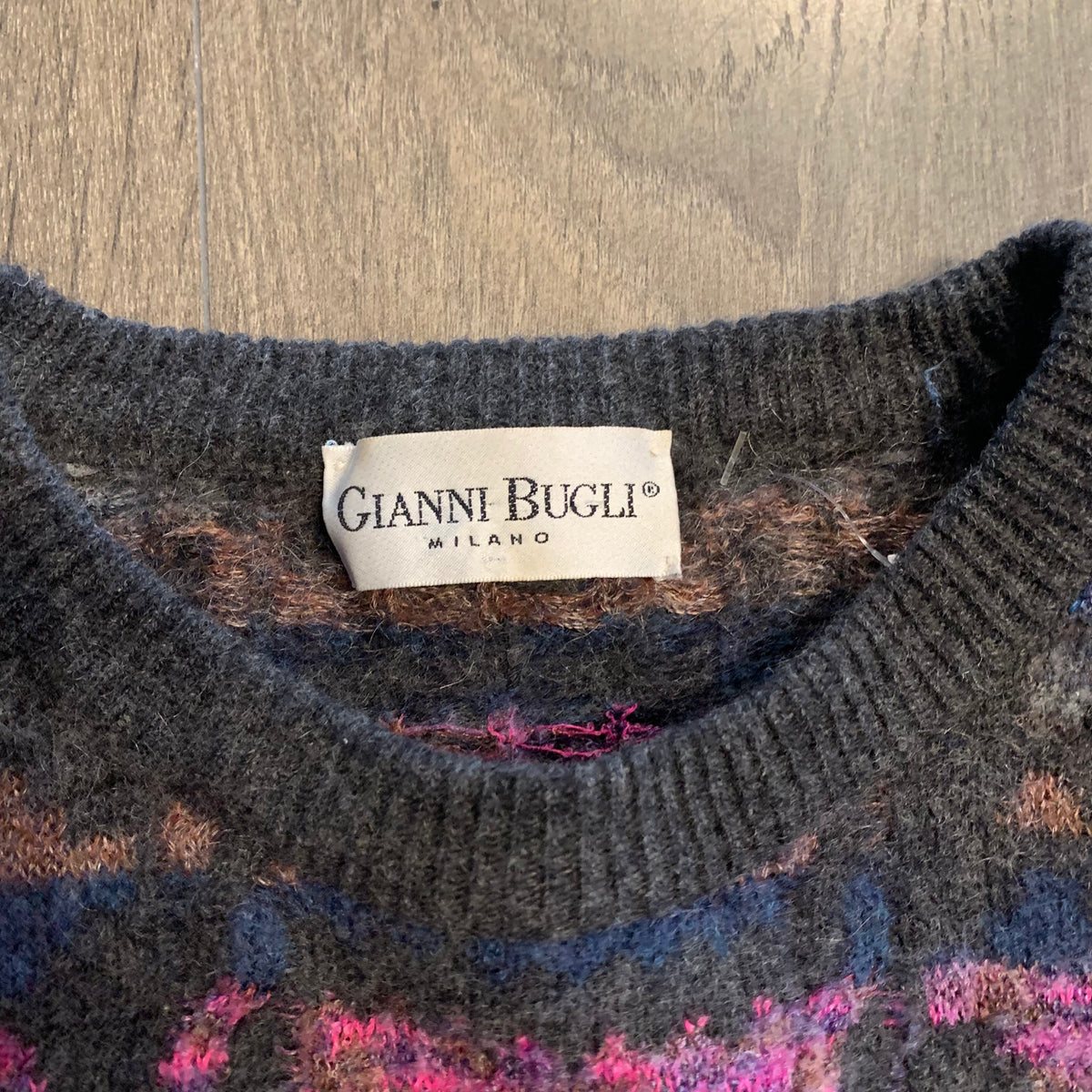 Gianni Bugli Knit Sweater L – Gone Again Vintage
