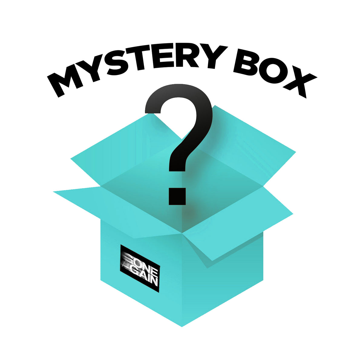 Mystery box clearance logo