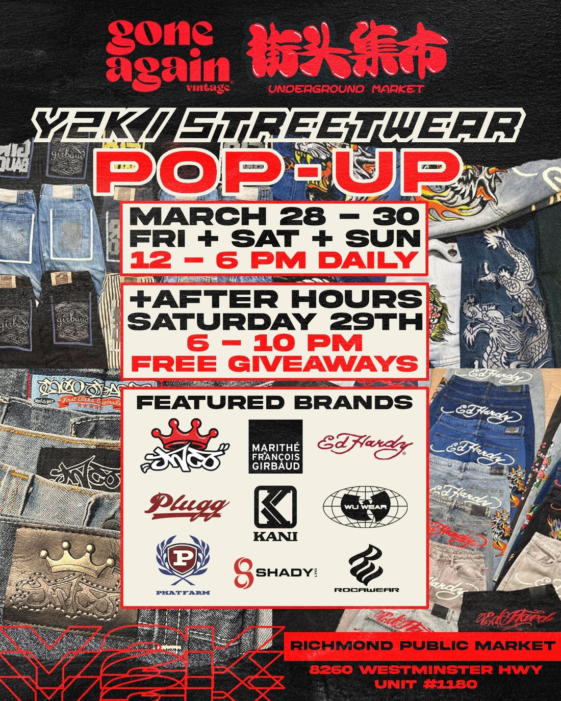 Y2K + Streetwear Pop-Up & After Hours Event at Gone Again Vintage