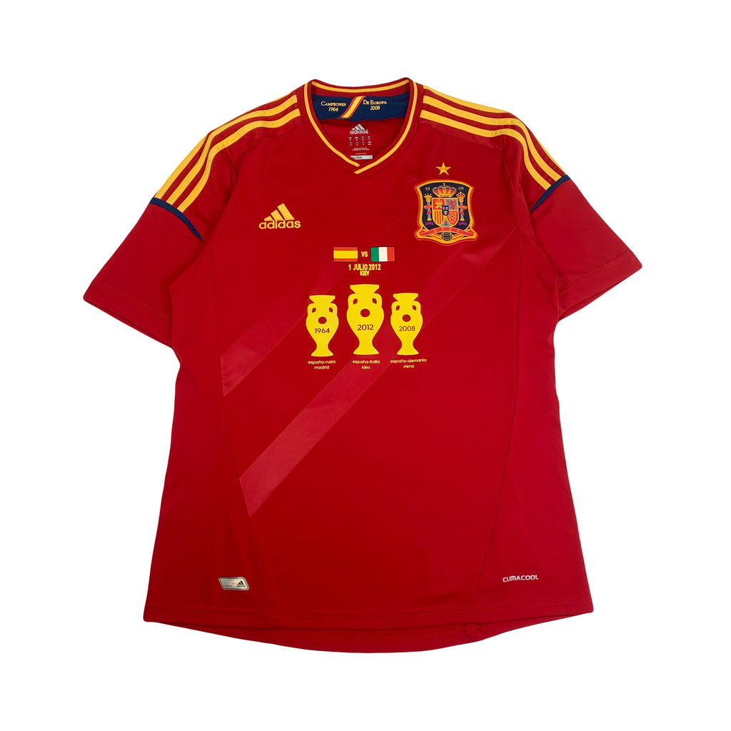 2012 Adidas Spain Fabregas #10 Home Kit M