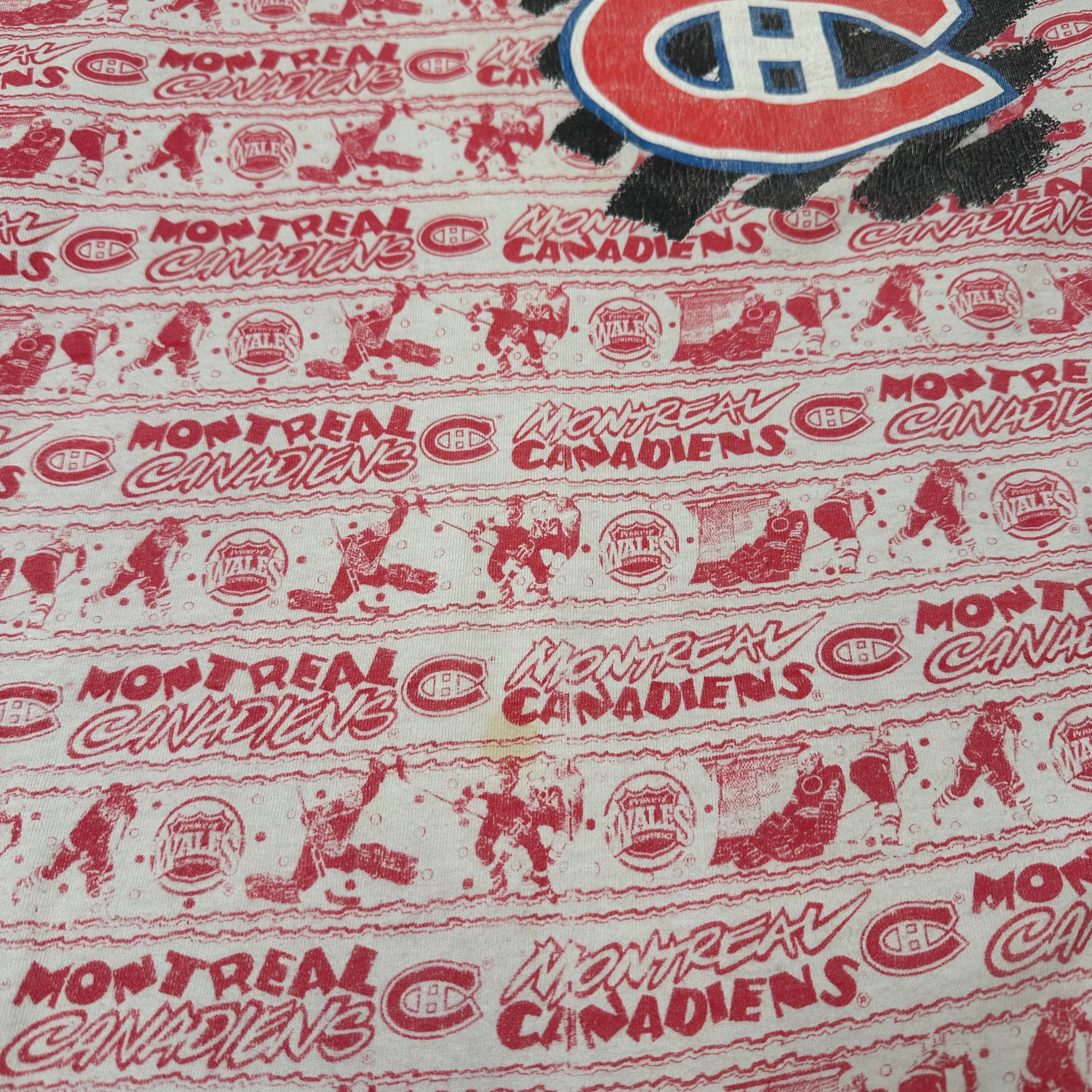 90s Montreal Canadiens NHL AOP Graphic Tee XL