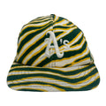 Vintage MLB Oakland Athletics Zebra Pattern Snapback Hat