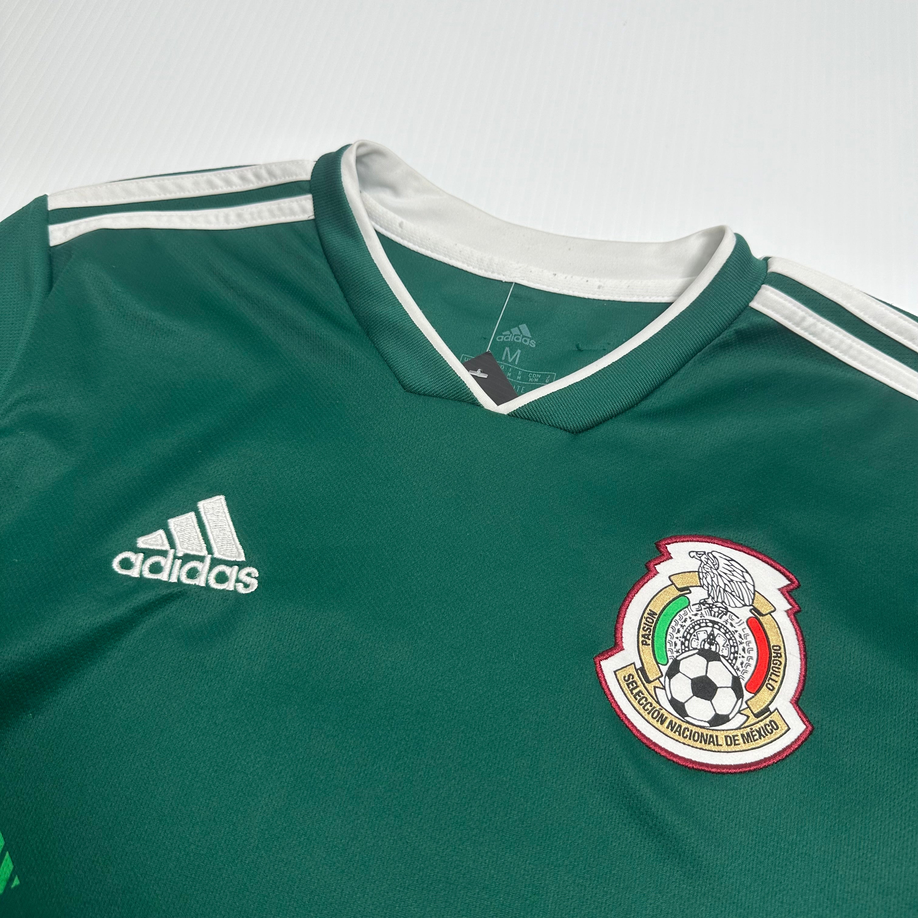 2018 Adidas Mexico Home Jersey M