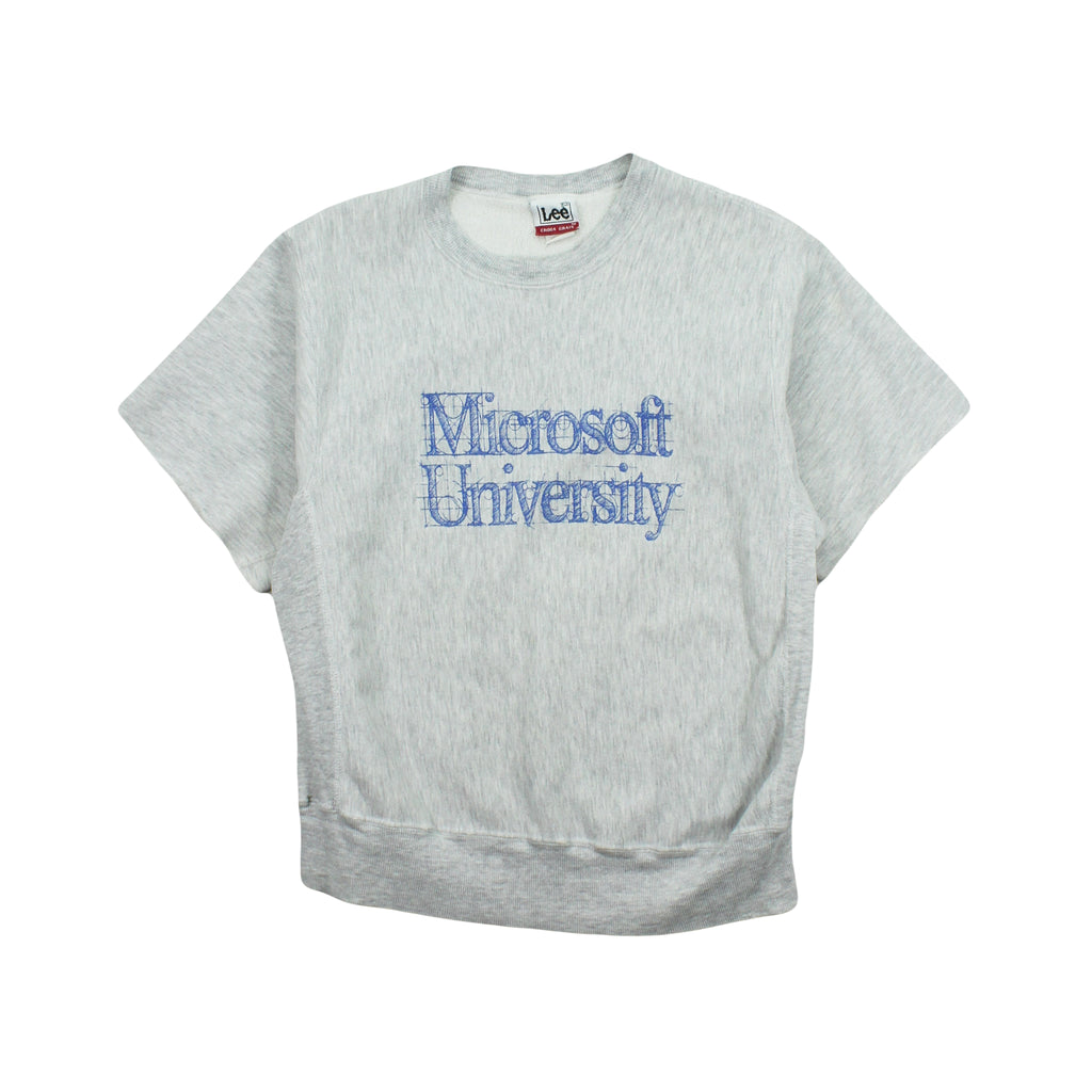 Vintage Microsoft University Chopped Crewneck M