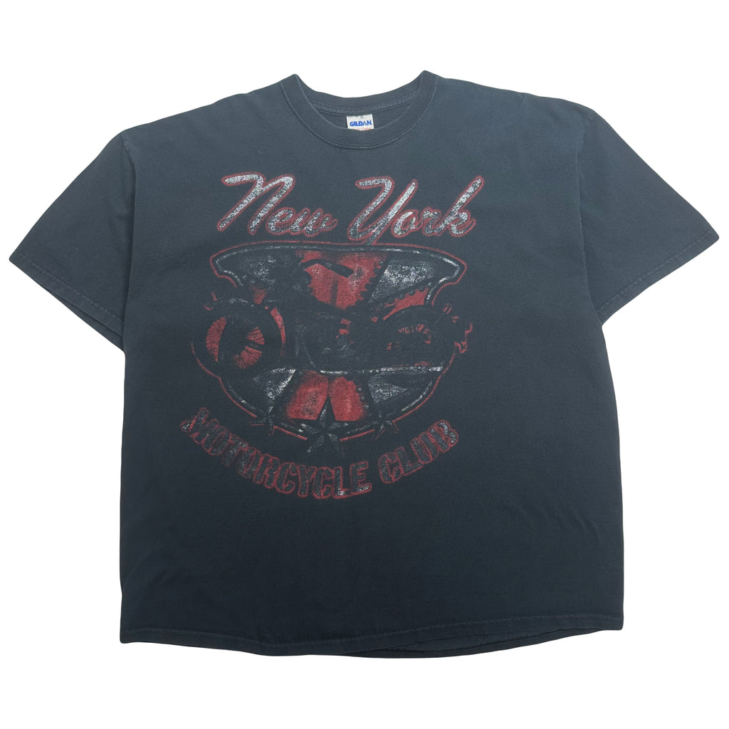 New York Motorcycle Club Faded Graphic Tee XXL