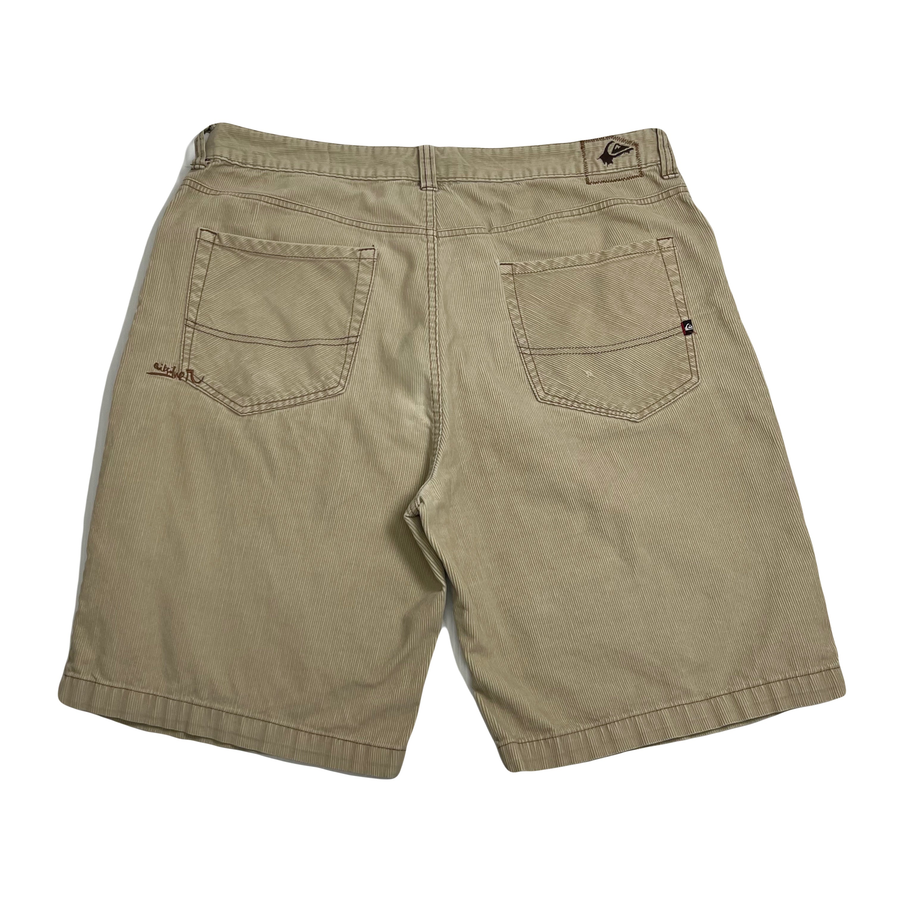 Y2K Quiksilver Corduroy Baggy Shorts 38
