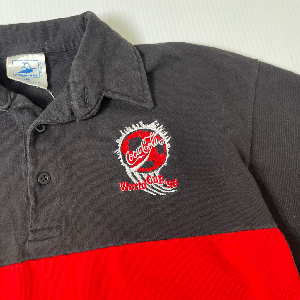 Vintage Coca-Cola World Cup France 1998 Polo M