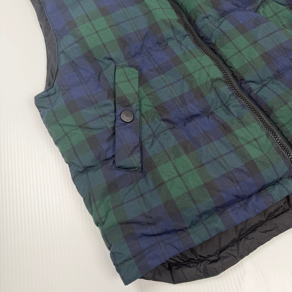 Eddie Bauer Plaid Puffer Vest Women's XL