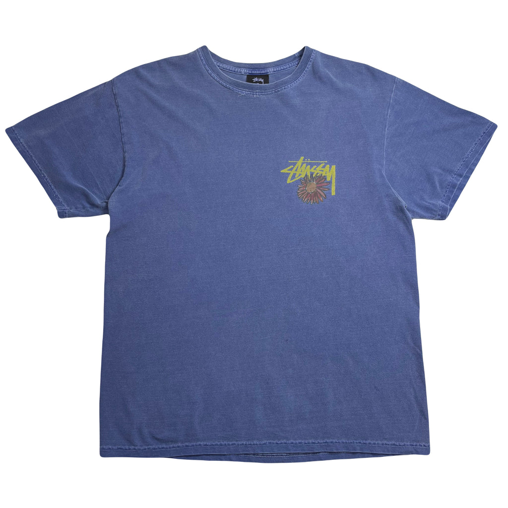 Stussy Flower and Skull Graphic Tee M
