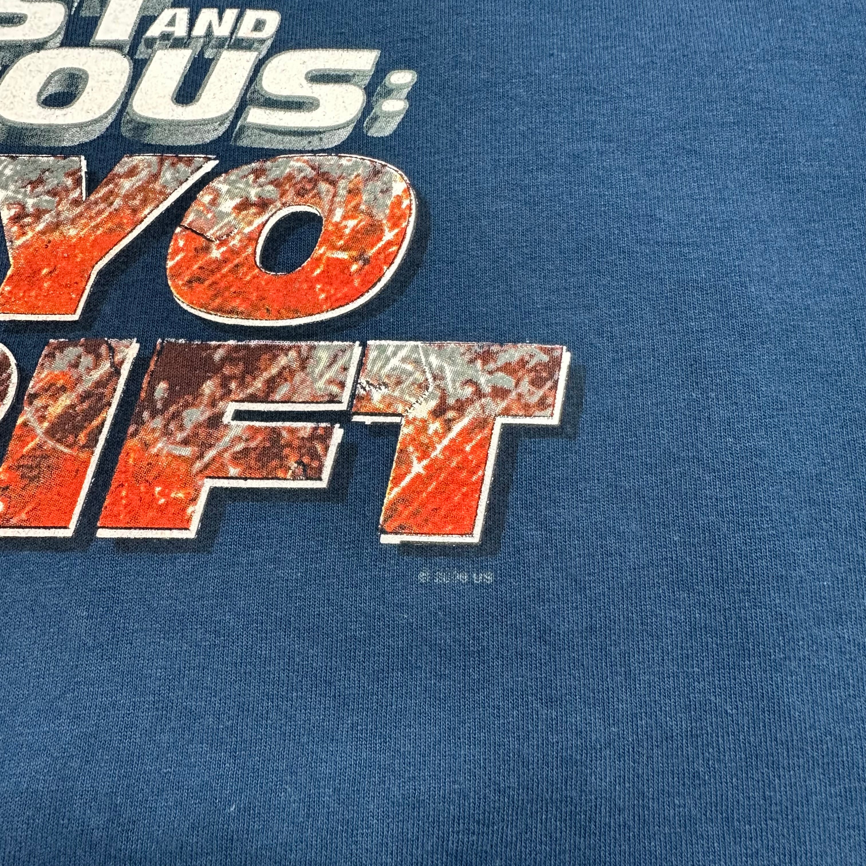 2006 Fast And Furious Tokyo Drift Movie Promo Tee XL