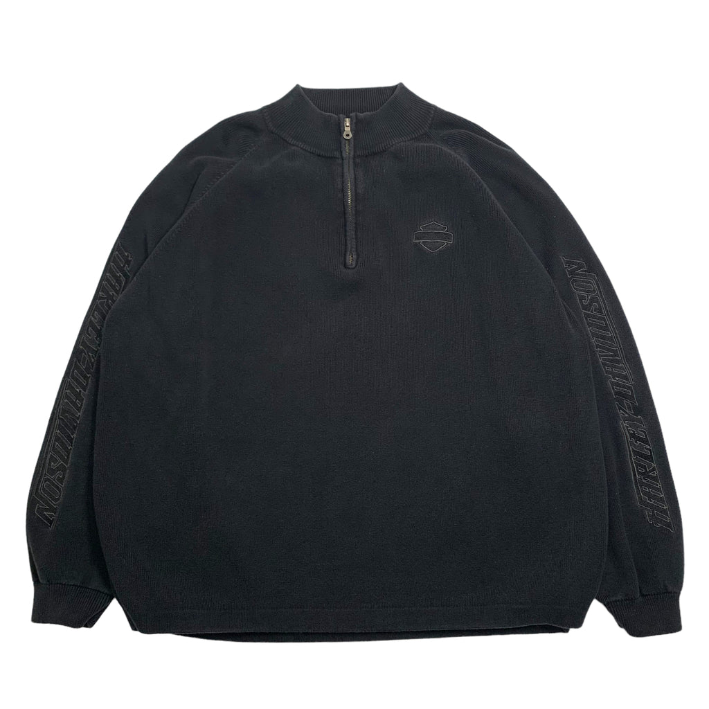 Harley Davidson Thermal 1/4 Zip Sweater XXL