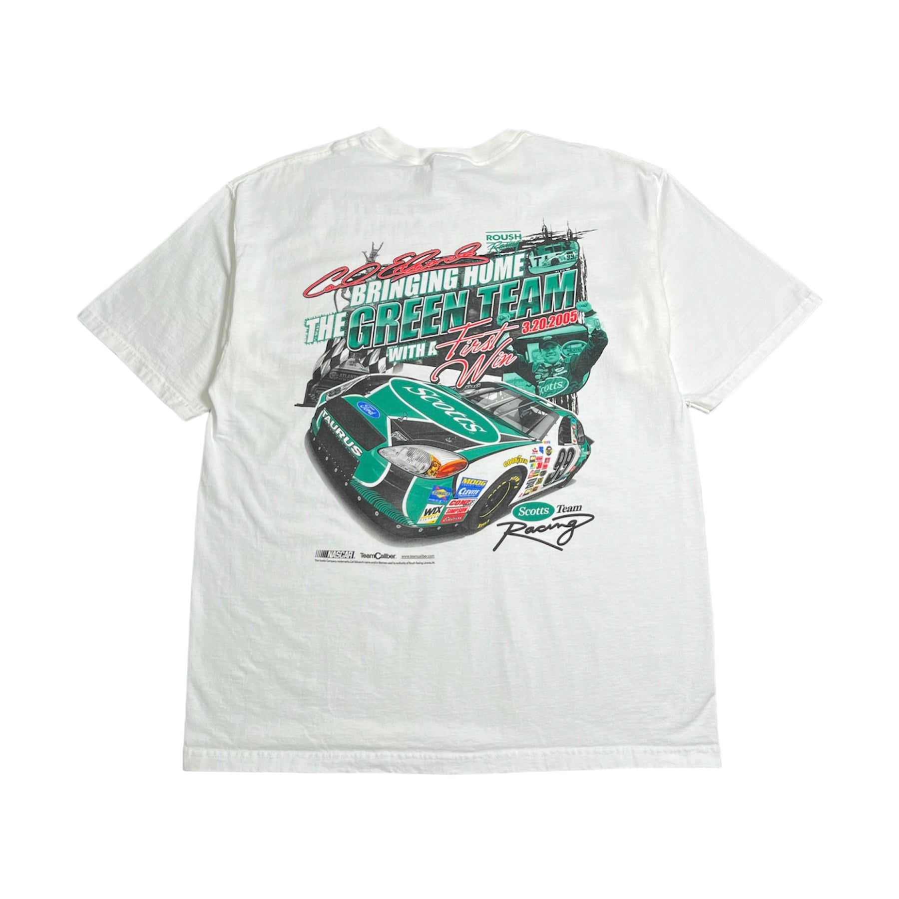 2005 Carl Edwards NASCAR Scotts First Win Tee XL
