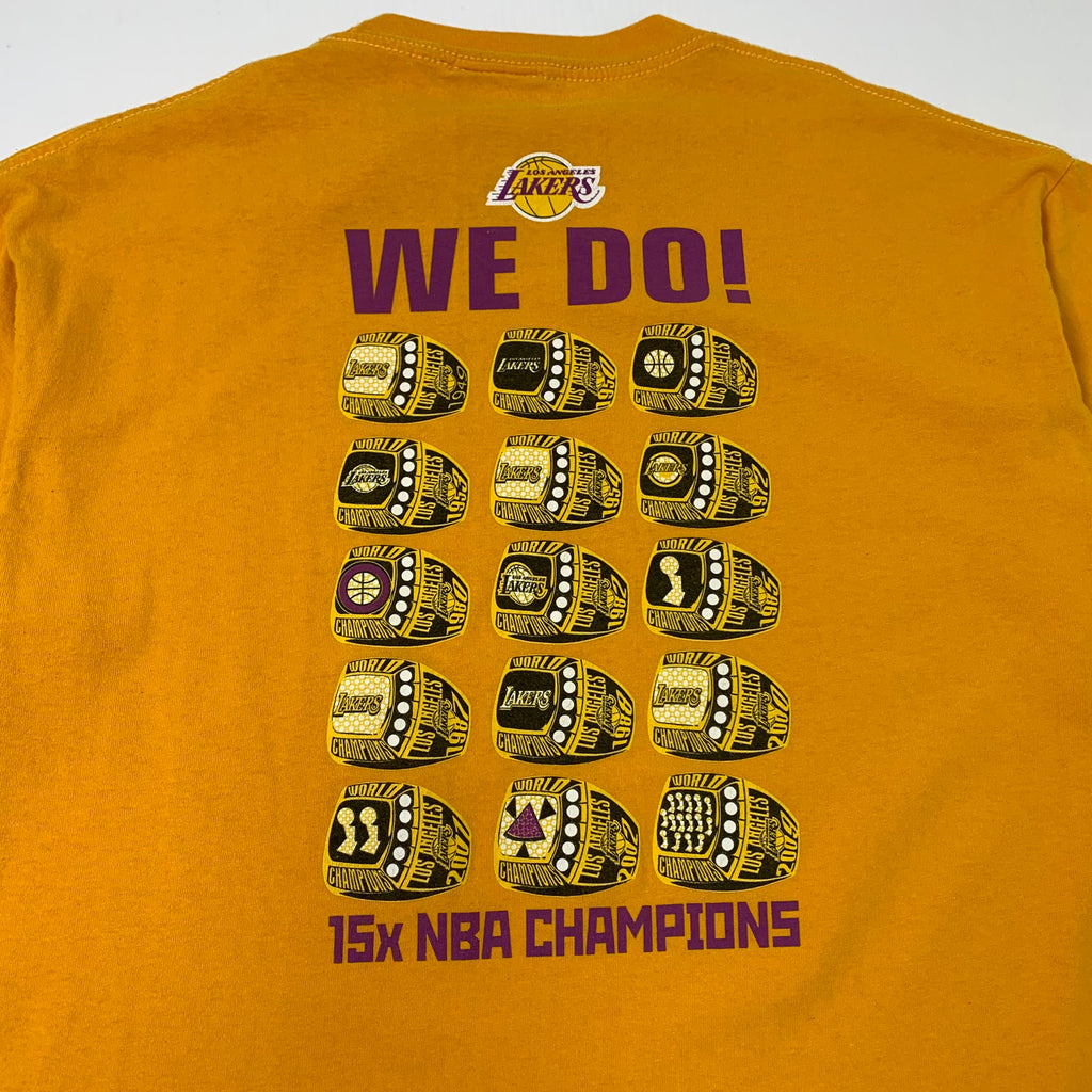 Los Angeles Lakers Got Rings? NBA Graphic Tee XL