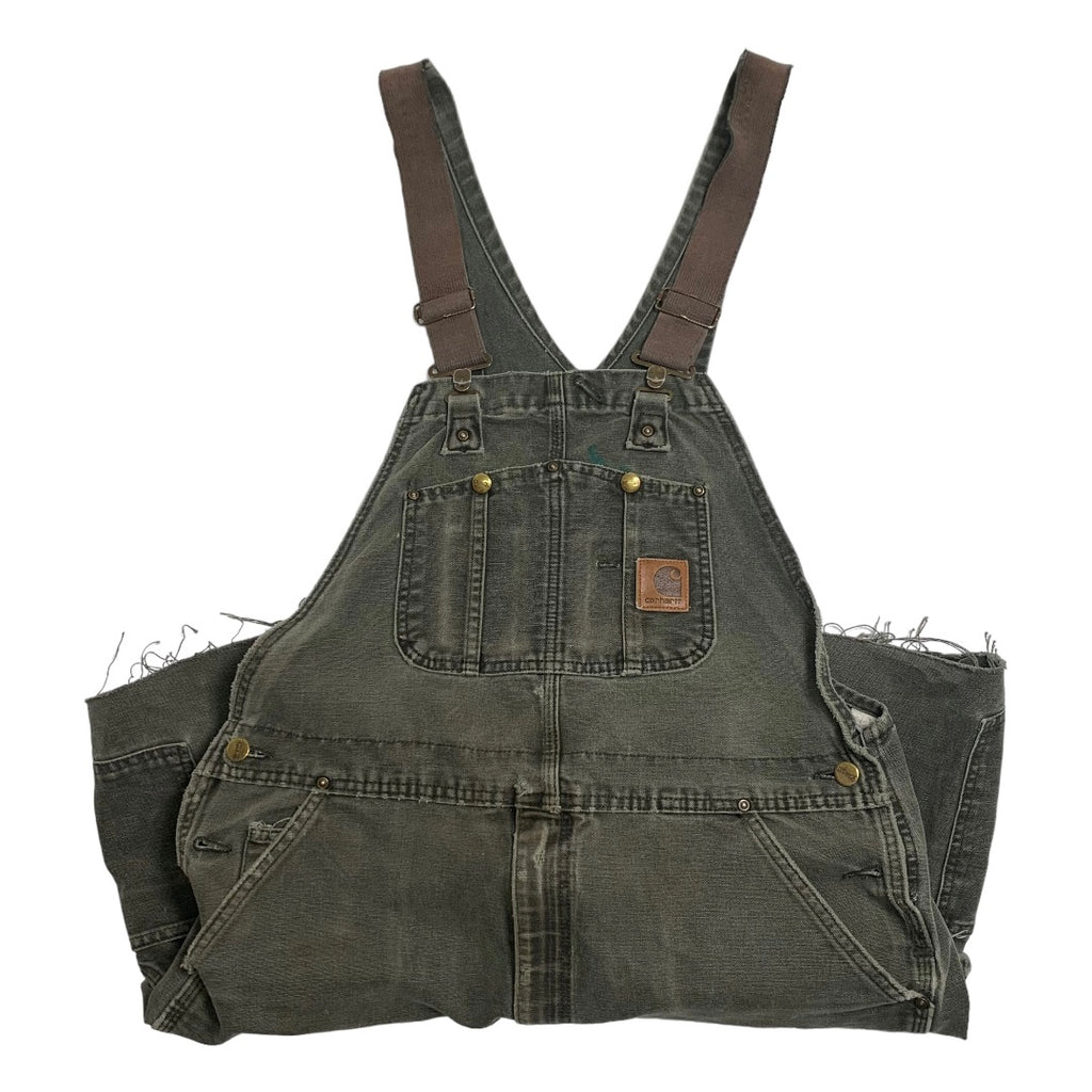 Vintage Carhartt Cutoff Short Overalls 36