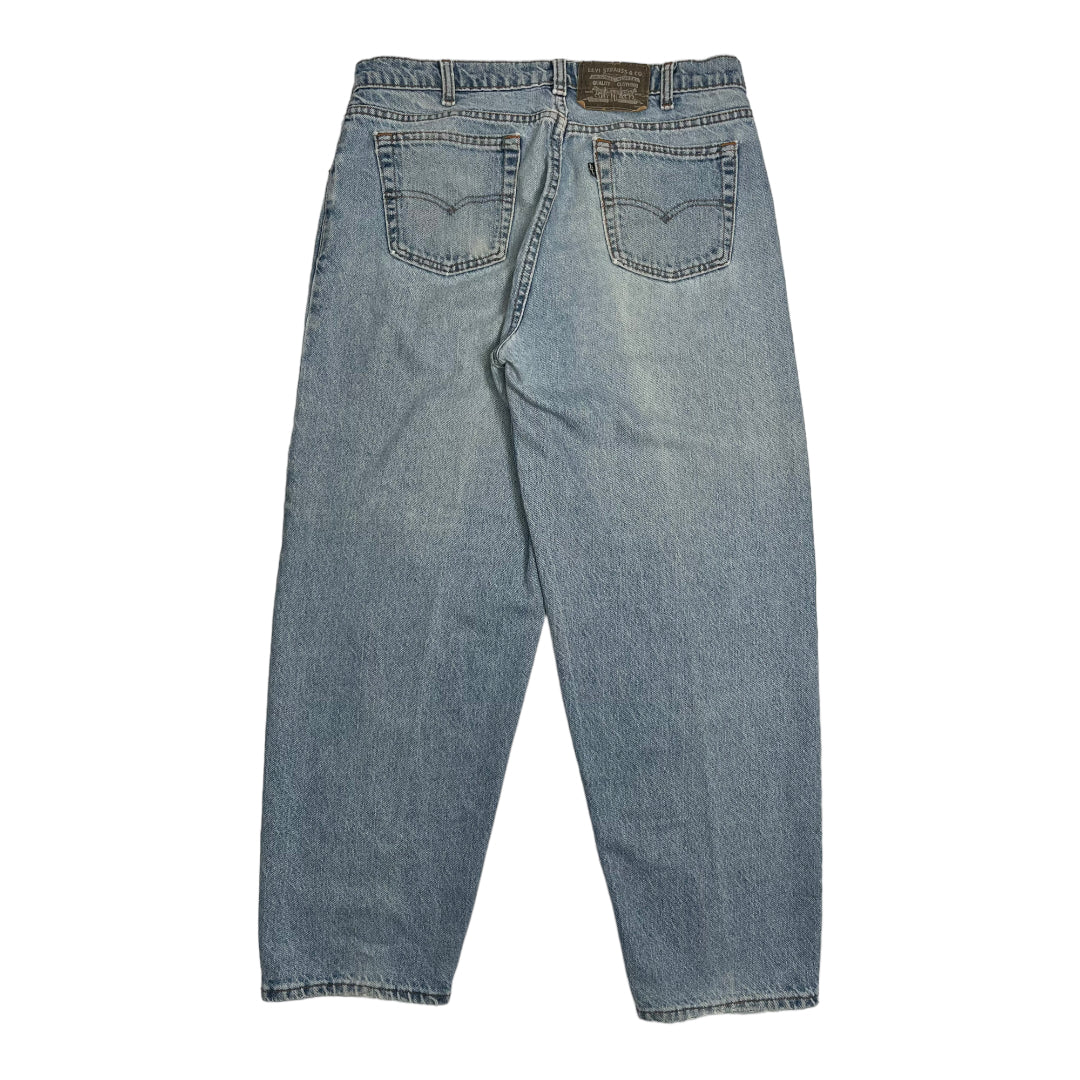 Vintage Levi's Black Tab Baggy Light Wash Denim 34