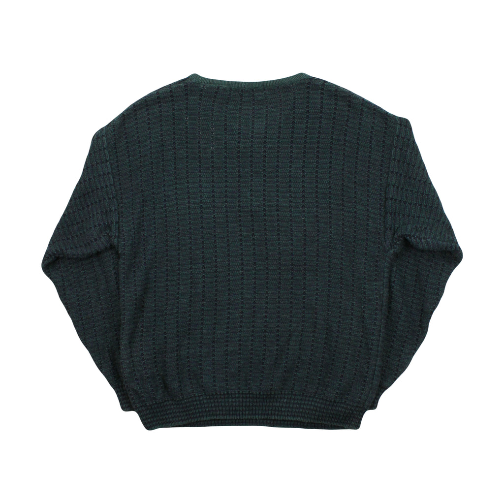 Vintage Van Heusen Pattern Henley Sweater M