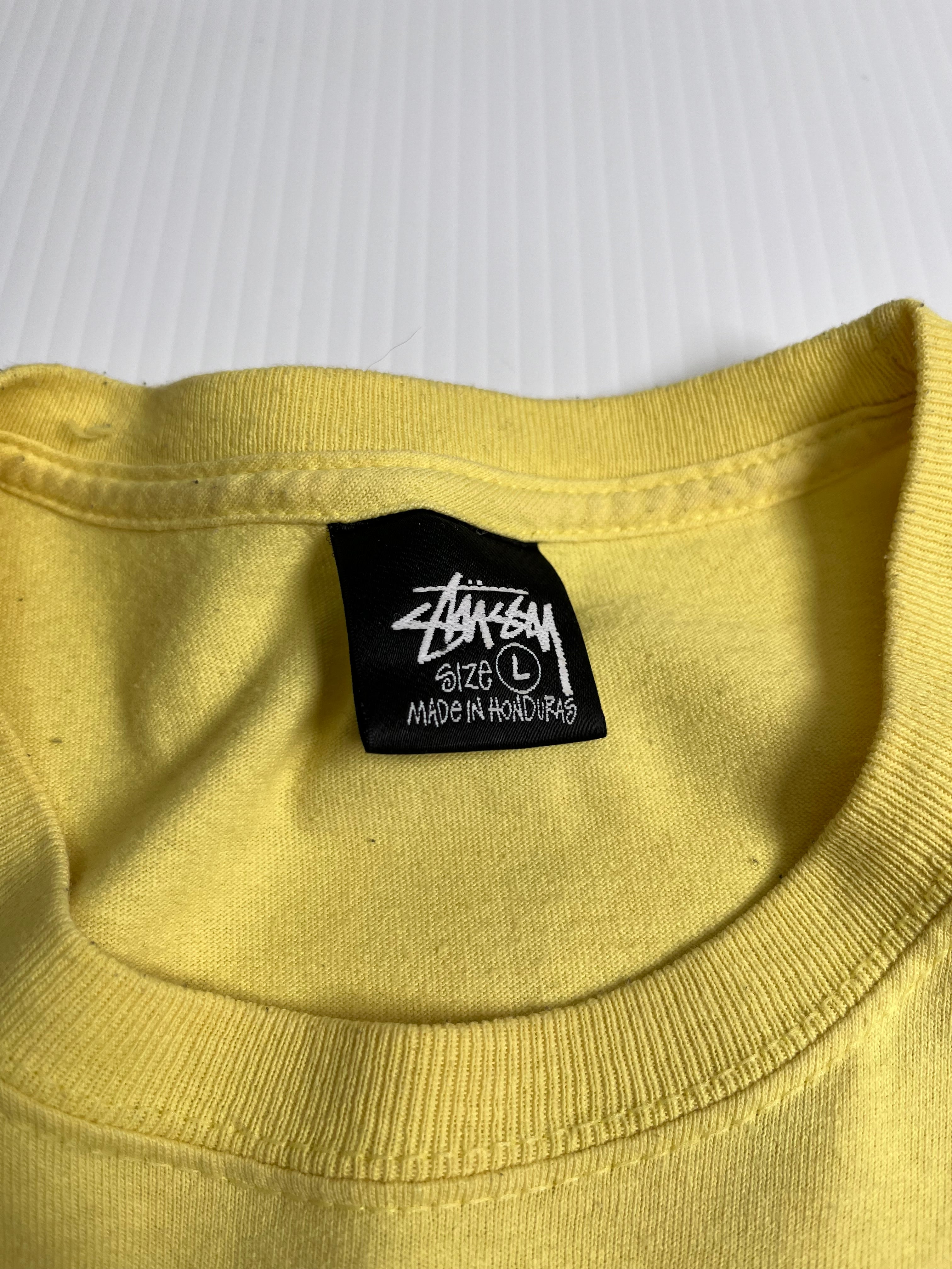 Stüssy Laguna Beach Broken Crown Cropped Tee L