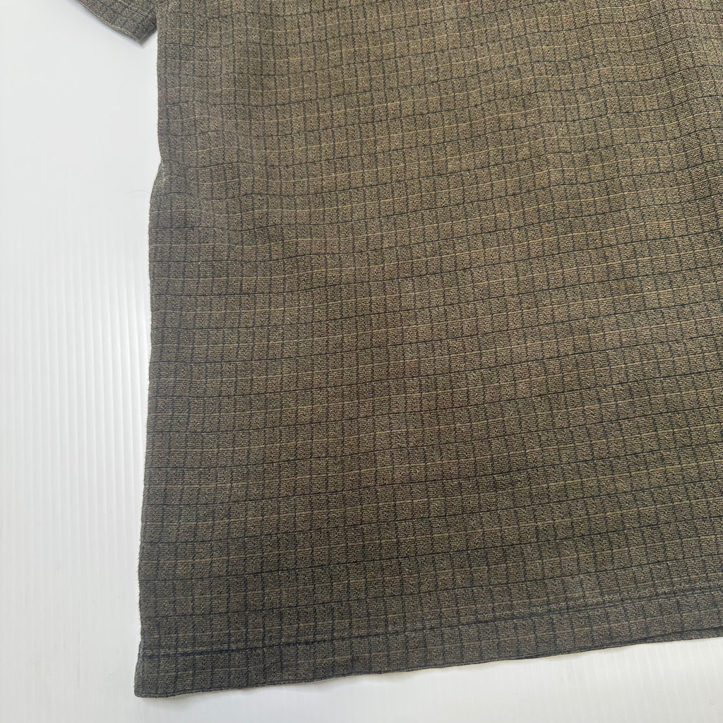 John Henry Grid Pattern Polo Shirt XLT