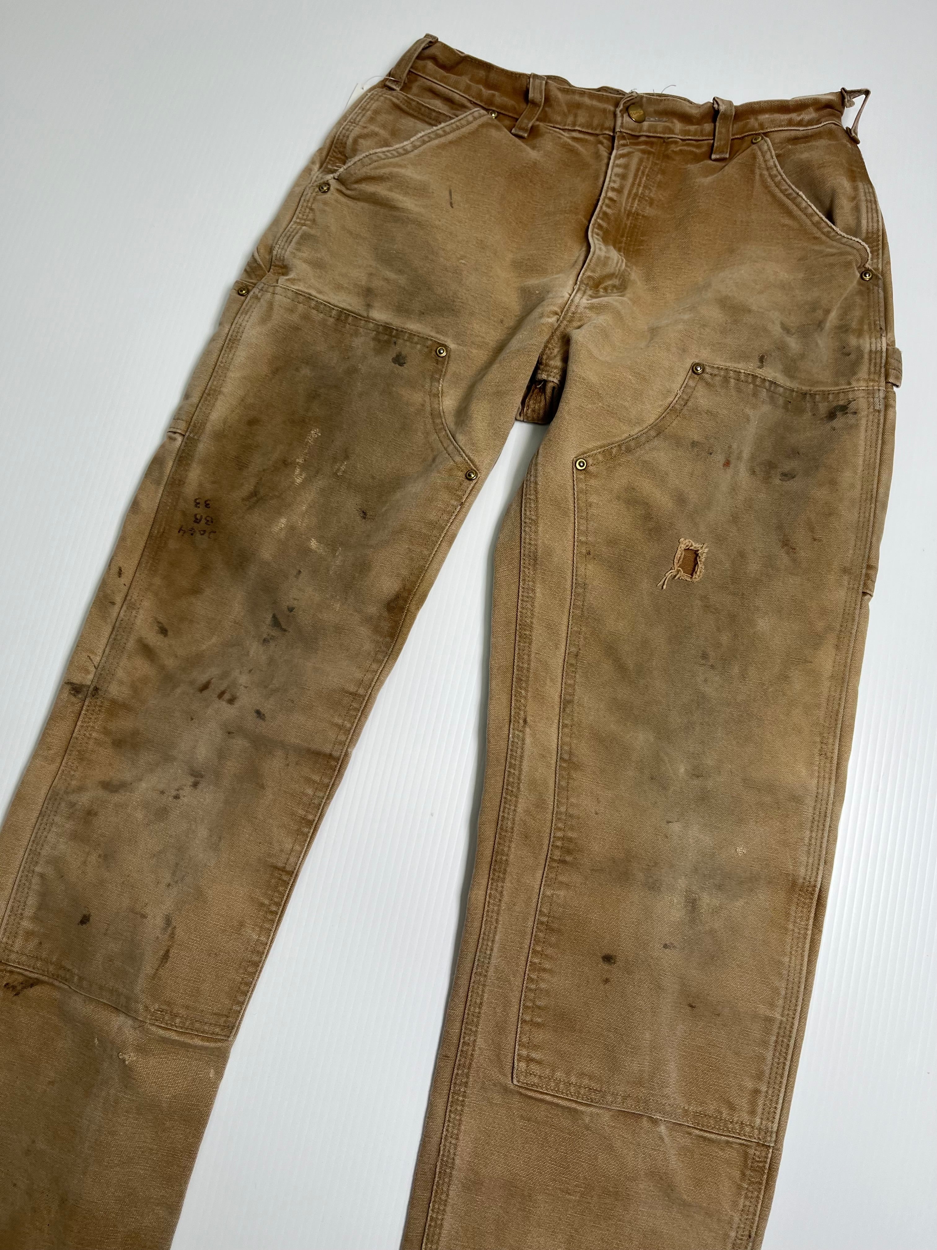 Vintage Carhartt Distressed Double Knees 29