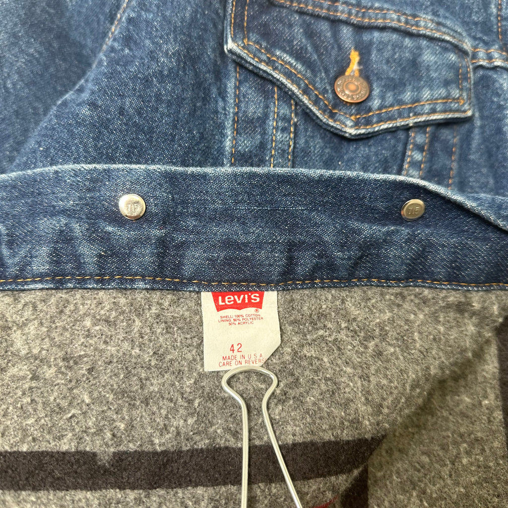 Vintage Blanket Lined Levi's Denim Jacket L