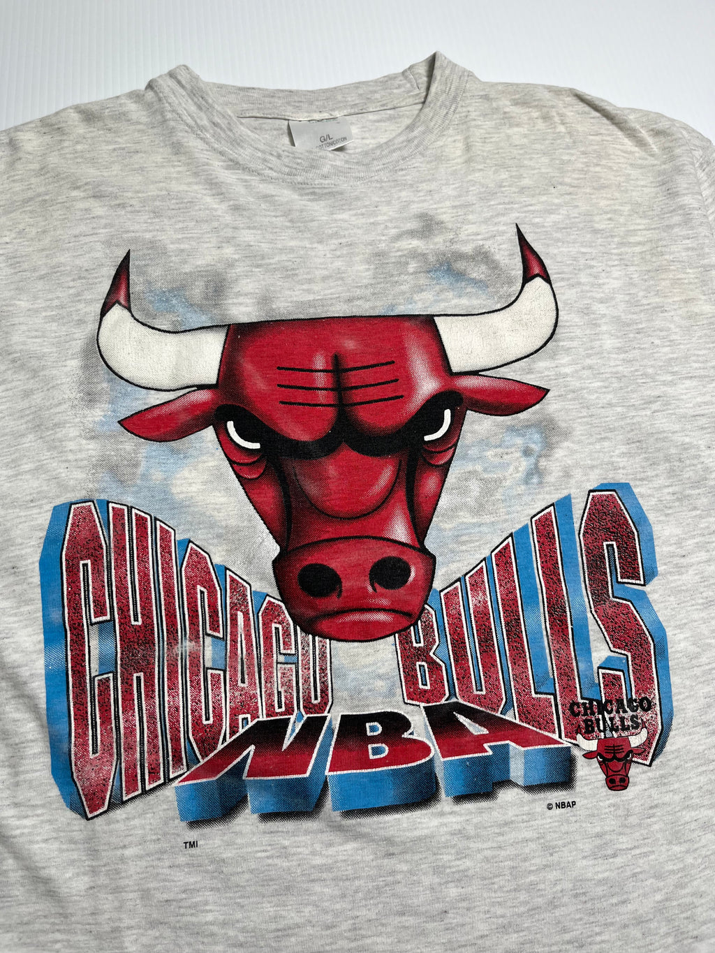 90s Chicago Bulls NBA Graphic Tee L