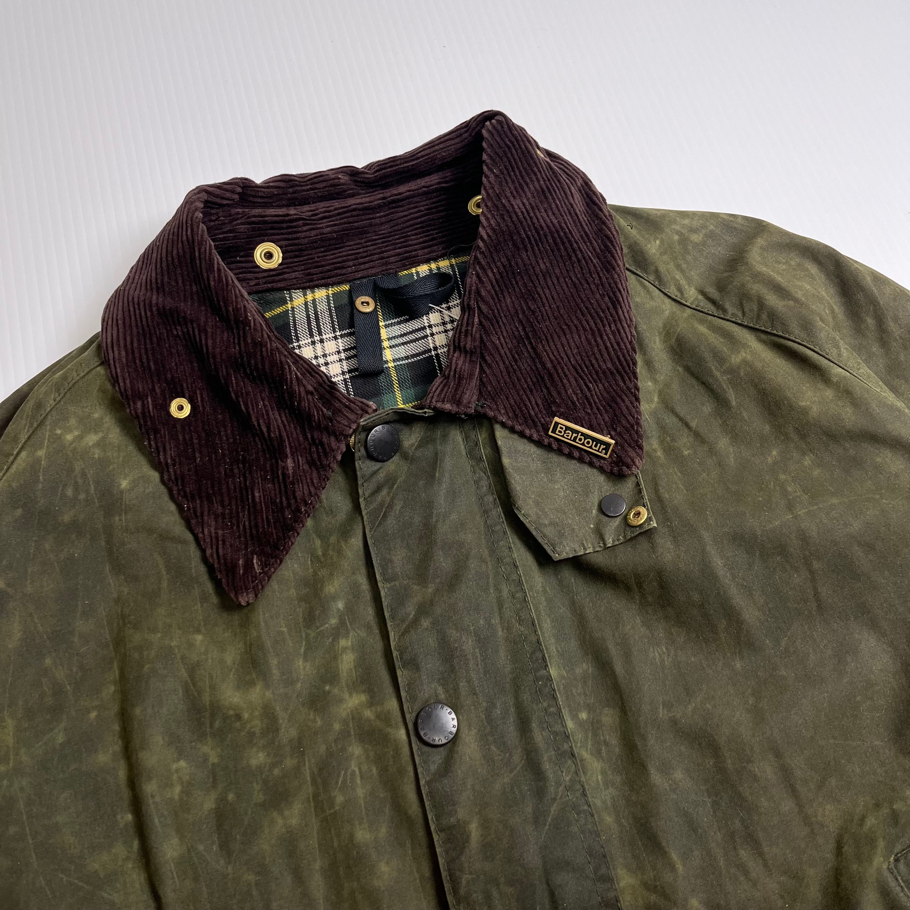 Vintage Barbour A100 Bedale Waxed Jacket C48 XL
