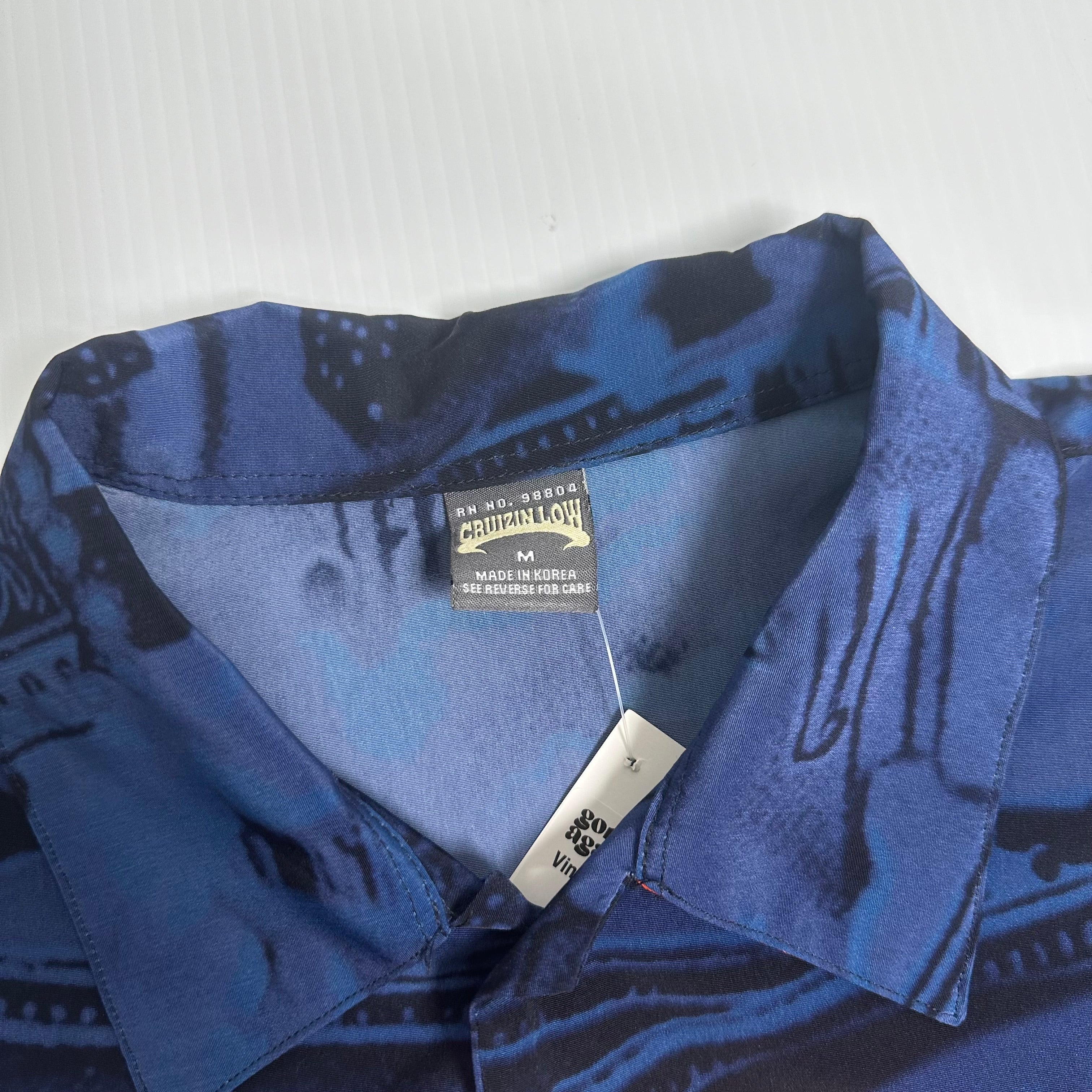 Vintage Cruizin Low Short Sleeve Button up Shirt M