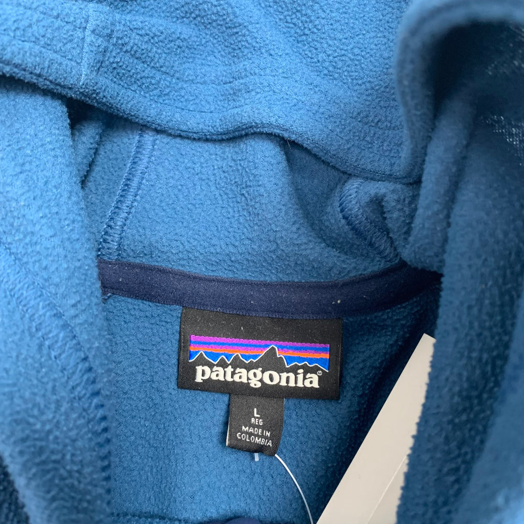 Patagonia Two Tone 1/4 Button Hoodie L
