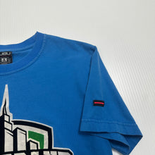 Load image into Gallery viewer, Y2K Fubu Brand NYC Felt Graphic Tee S
