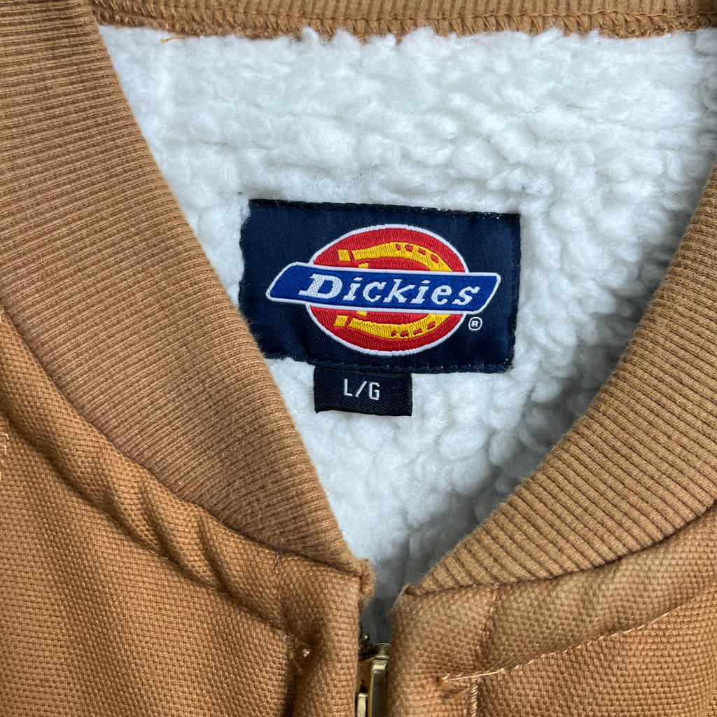 Vintage Dickies Sherpa Lined Work Vest L