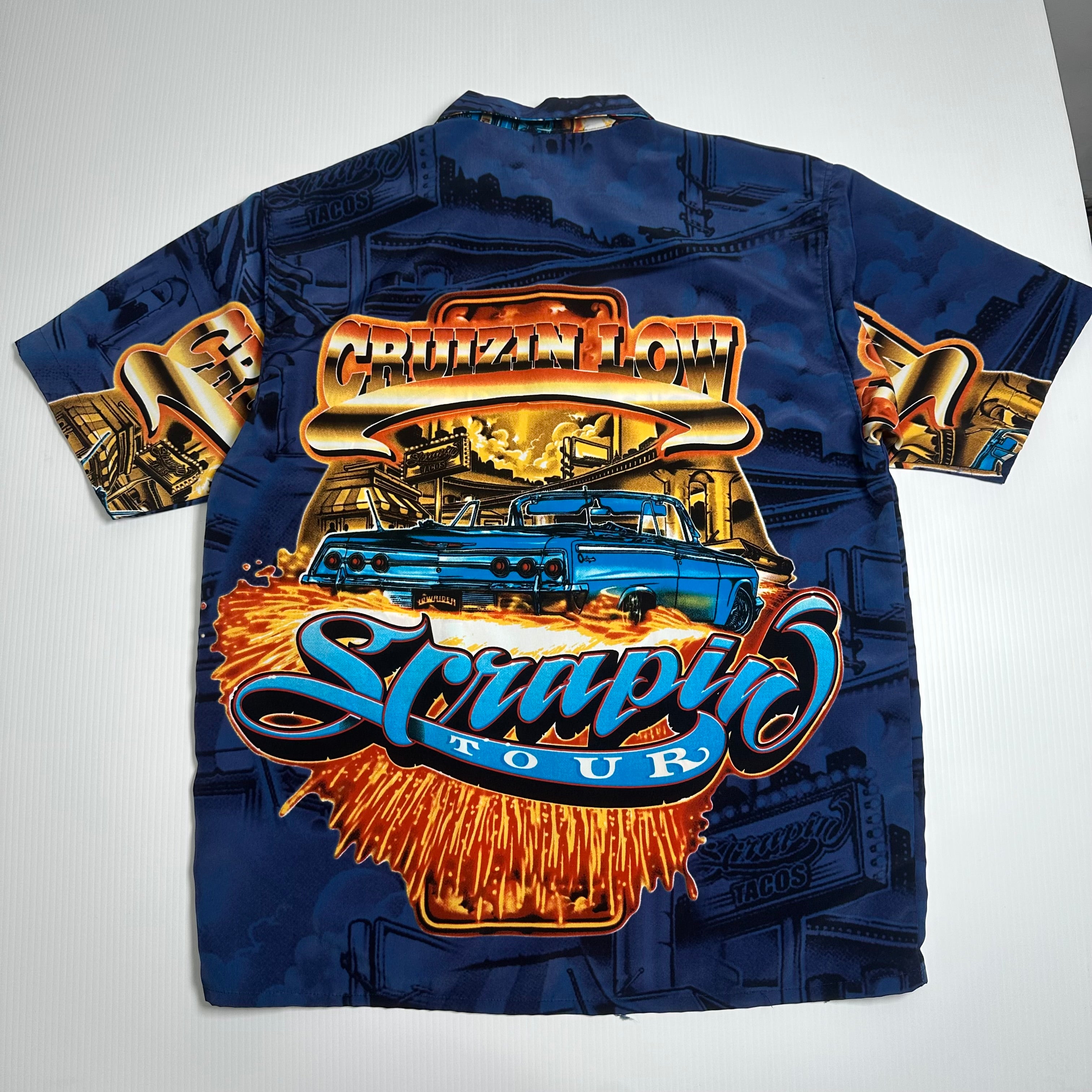 Vintage Cruizin Low Short Sleeve Button up Shirt M