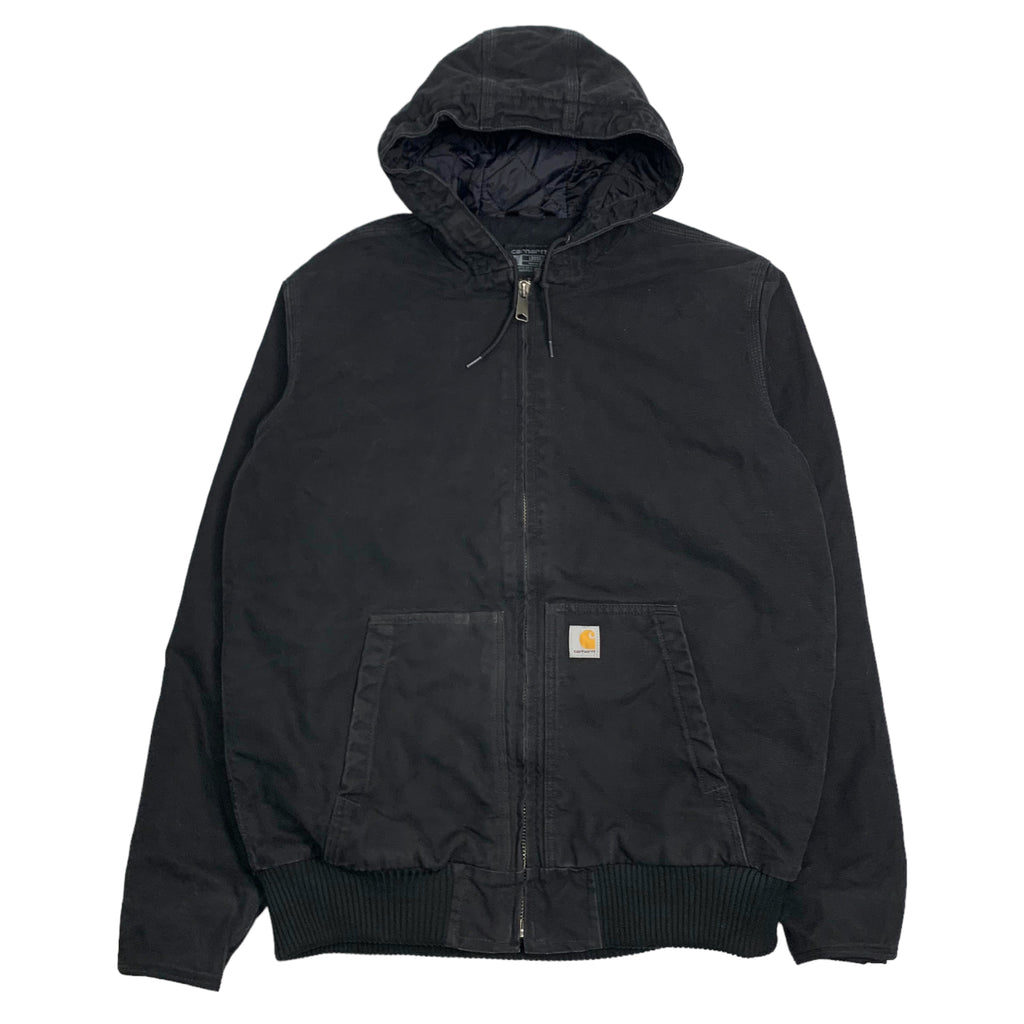 Carhartt Black Hooded Jacket L