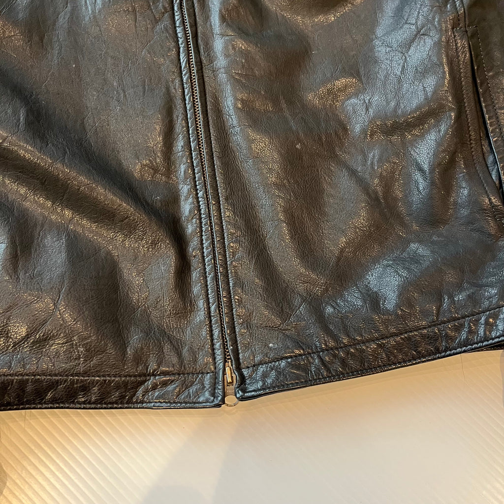 Vintage Roots Canada Leather Moto Jacket M