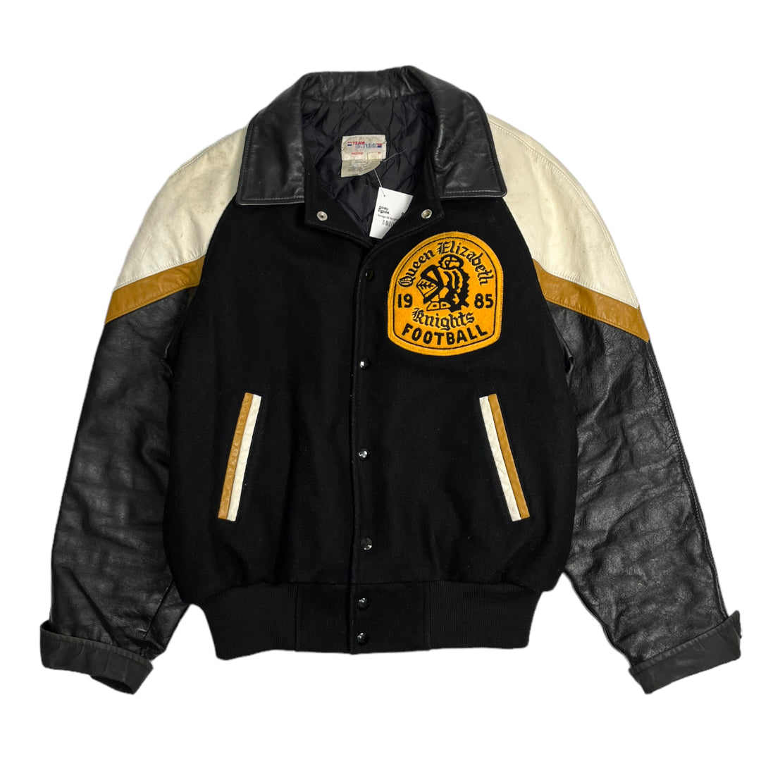 1985 Queen Elizabeth Knights Varsity Jacket M/L