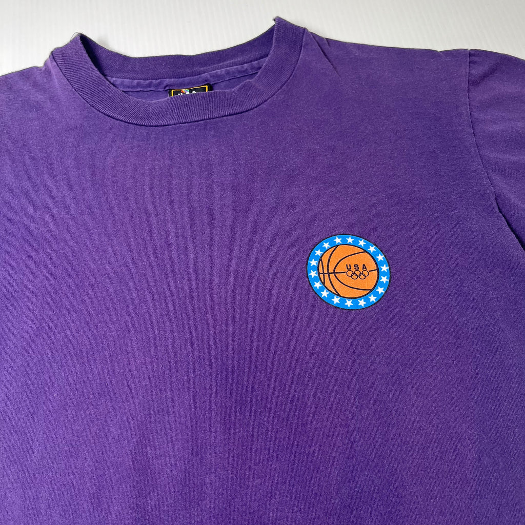 90s Olympic USA Basketball Graphic Tee Youth XL