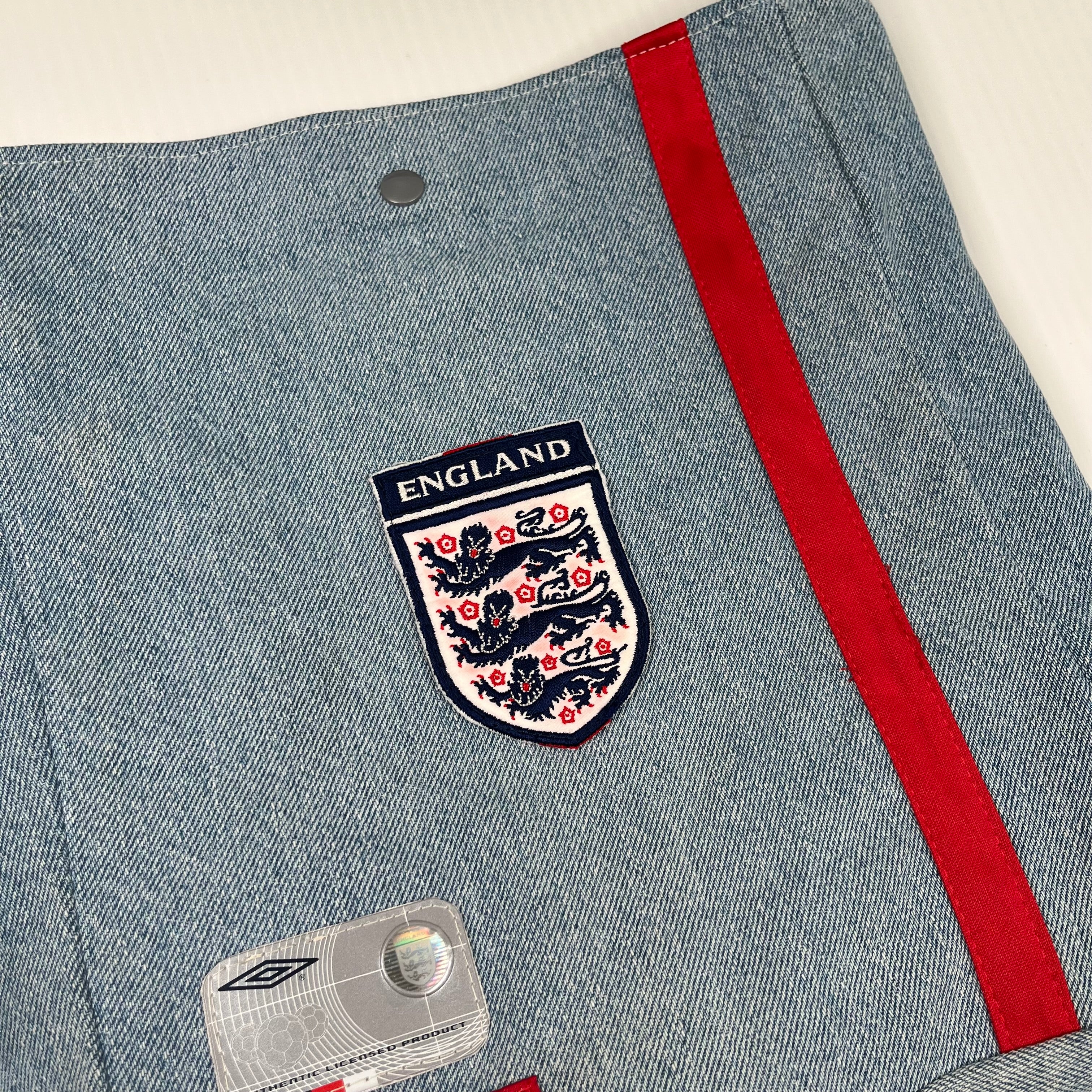 Rework Umbro England Denim Side Bag
