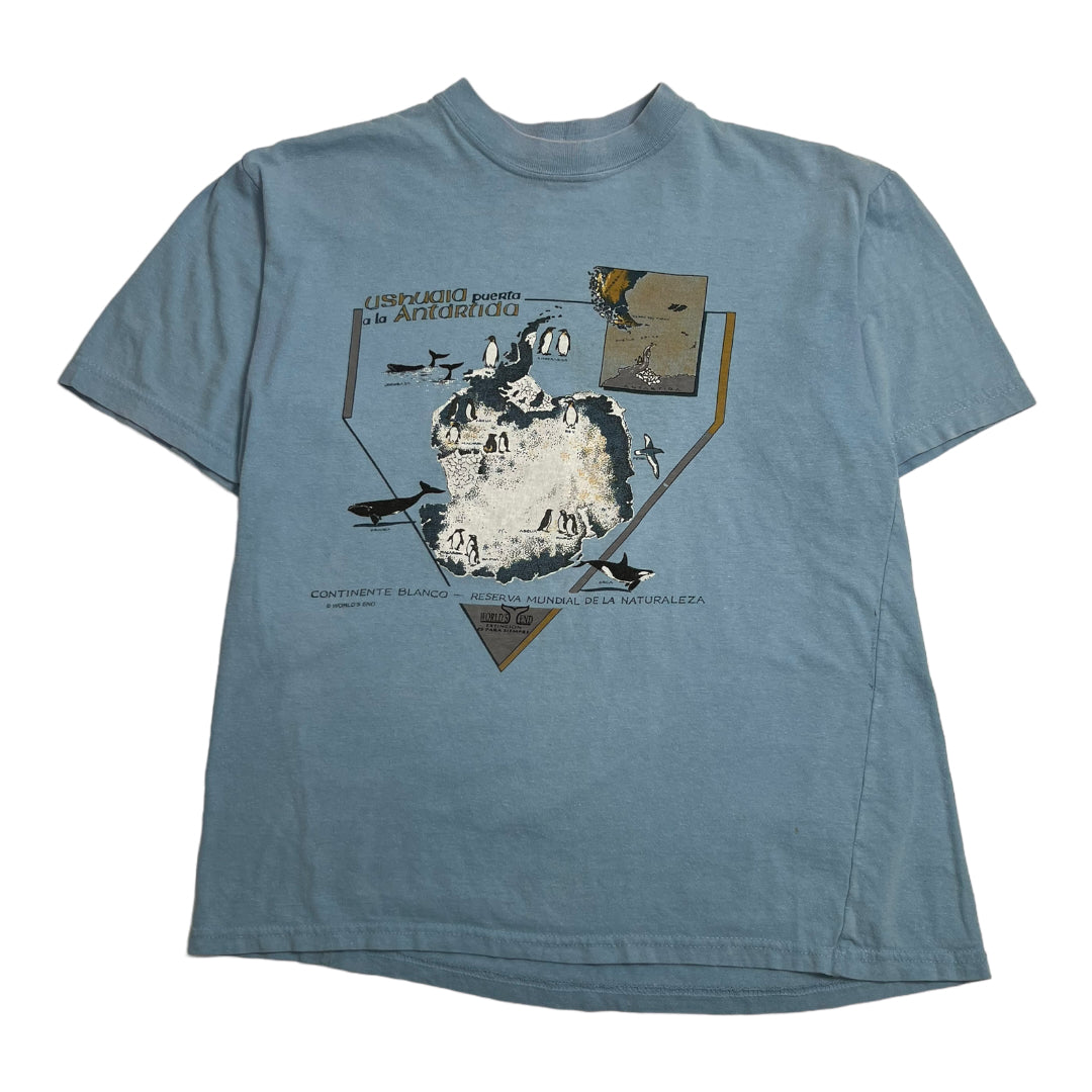 Vintage Ushuaia Puerta a la Antarctica Graphic Tee M