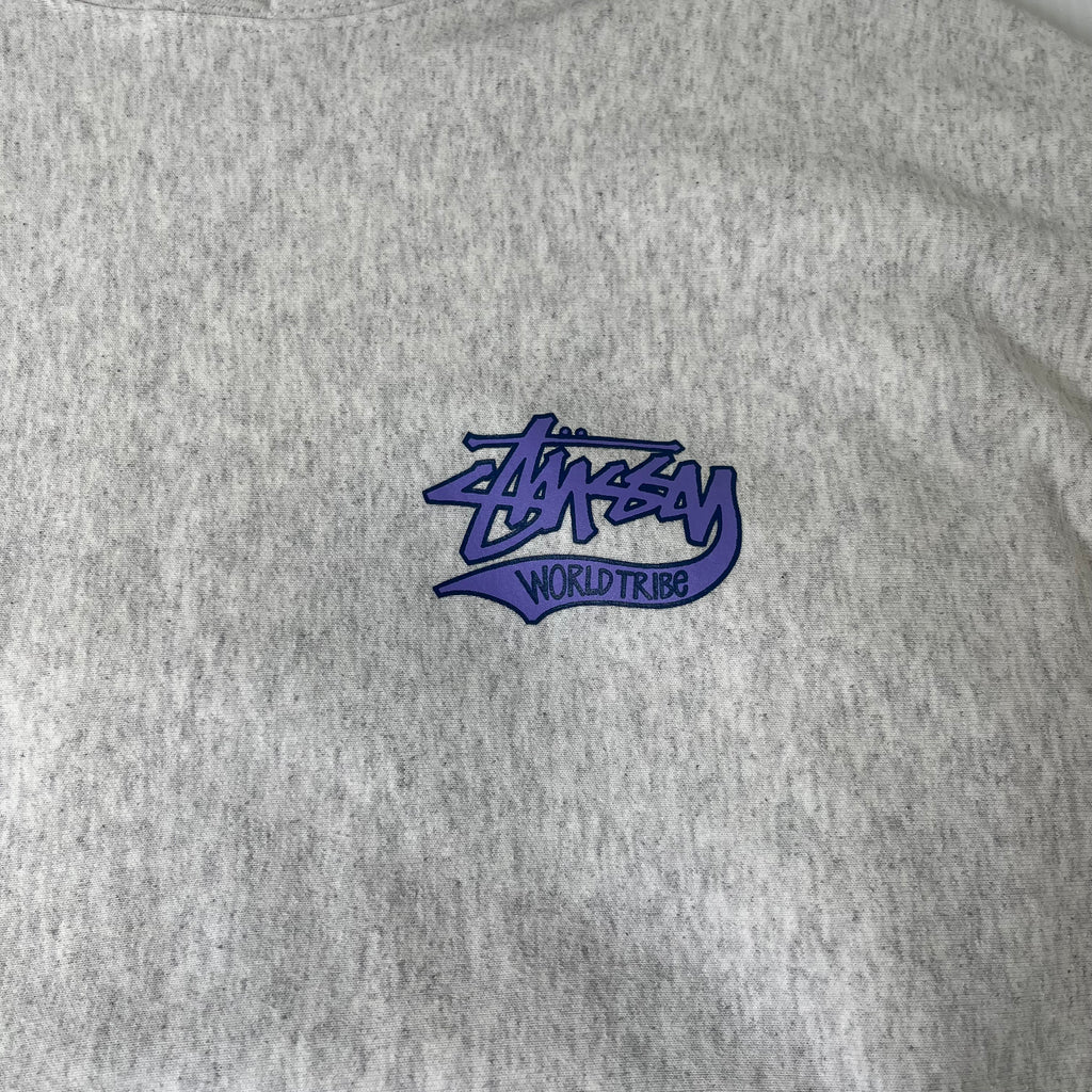 Stussy World Tribe Heavyweight Hoodie L